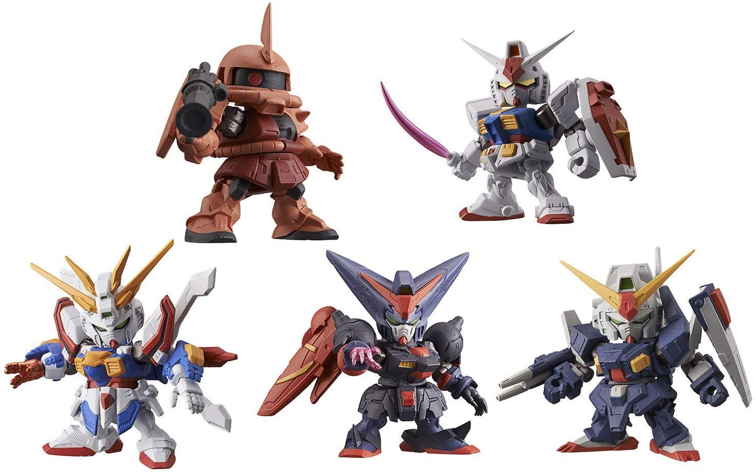Amazon | 機動戦士ガンダム ガシャポン戦士DASH 01 全5種 | カプセル