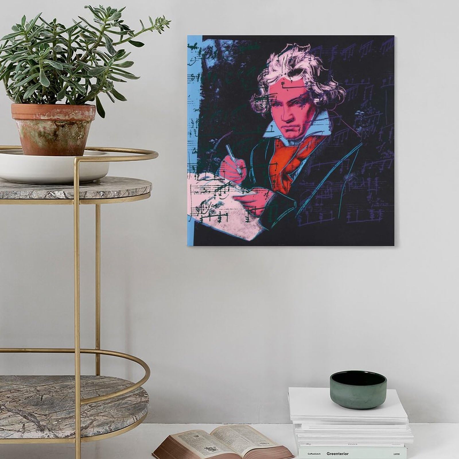 Amazon.co.jp: 画家 芸術家アンディ・ウォーホル ウシ版画1