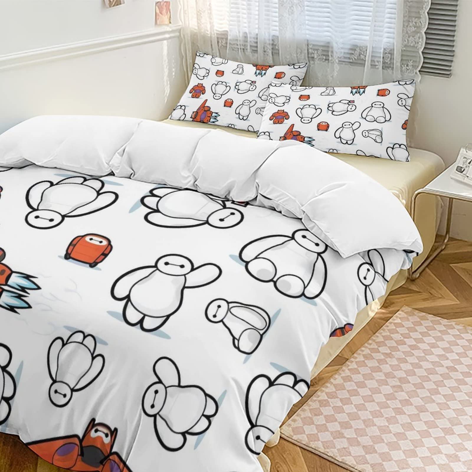 Amazon｜3点セット ベイマックス 寝具カバー かけ布団カバー 枕カバー
