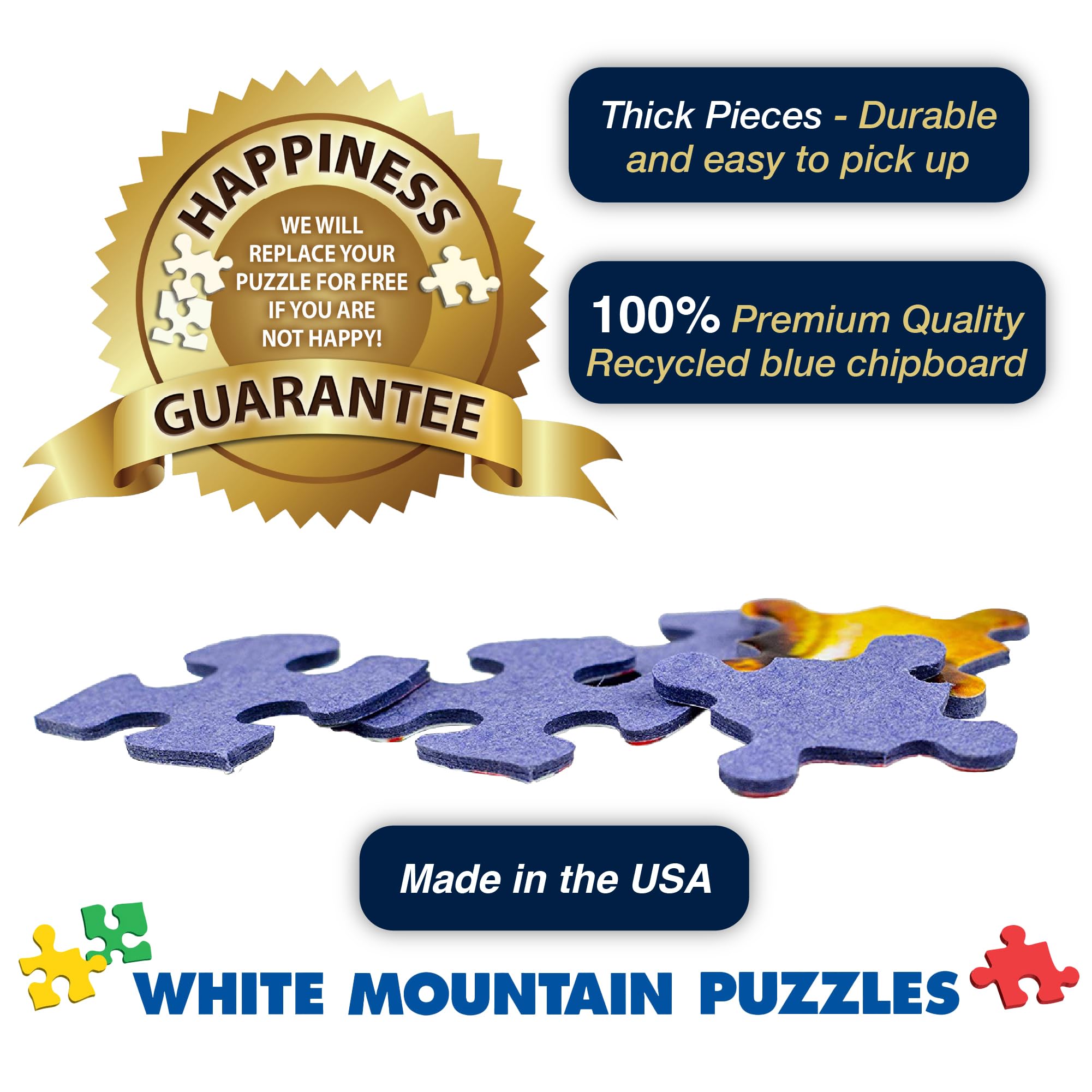 Amazon | White Mountain 500ピース ジグソーパズル 面白い レトロ