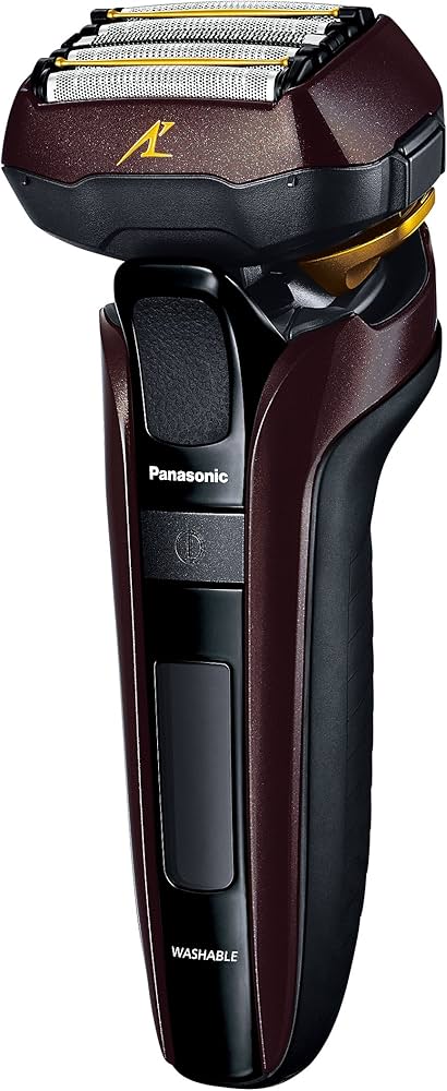 Amazon | パナソニック ラムダッシュ メンズシェーバー 5枚刃 茶 ES