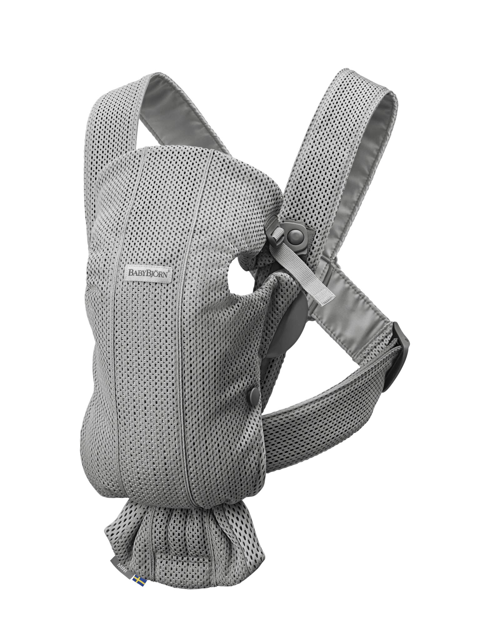 Amazon.com: BabyBjörn Baby Carrier Mini, Gray, 3D Mesh | Newborn