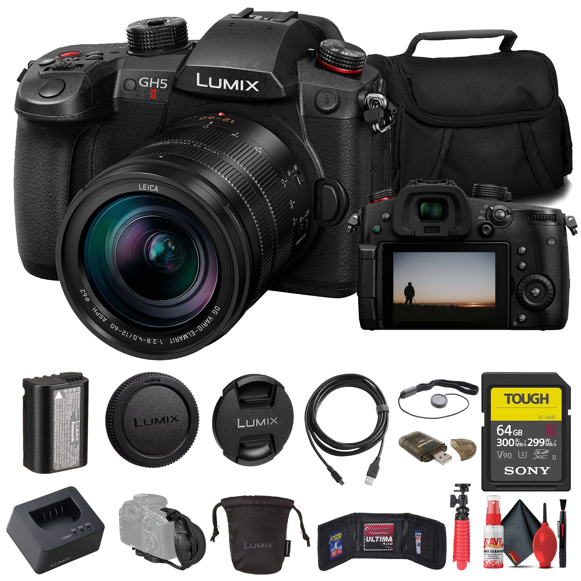 Amazon.com : Panasonic Lumix GH5 II Mirrorless Camera with 12-60mm