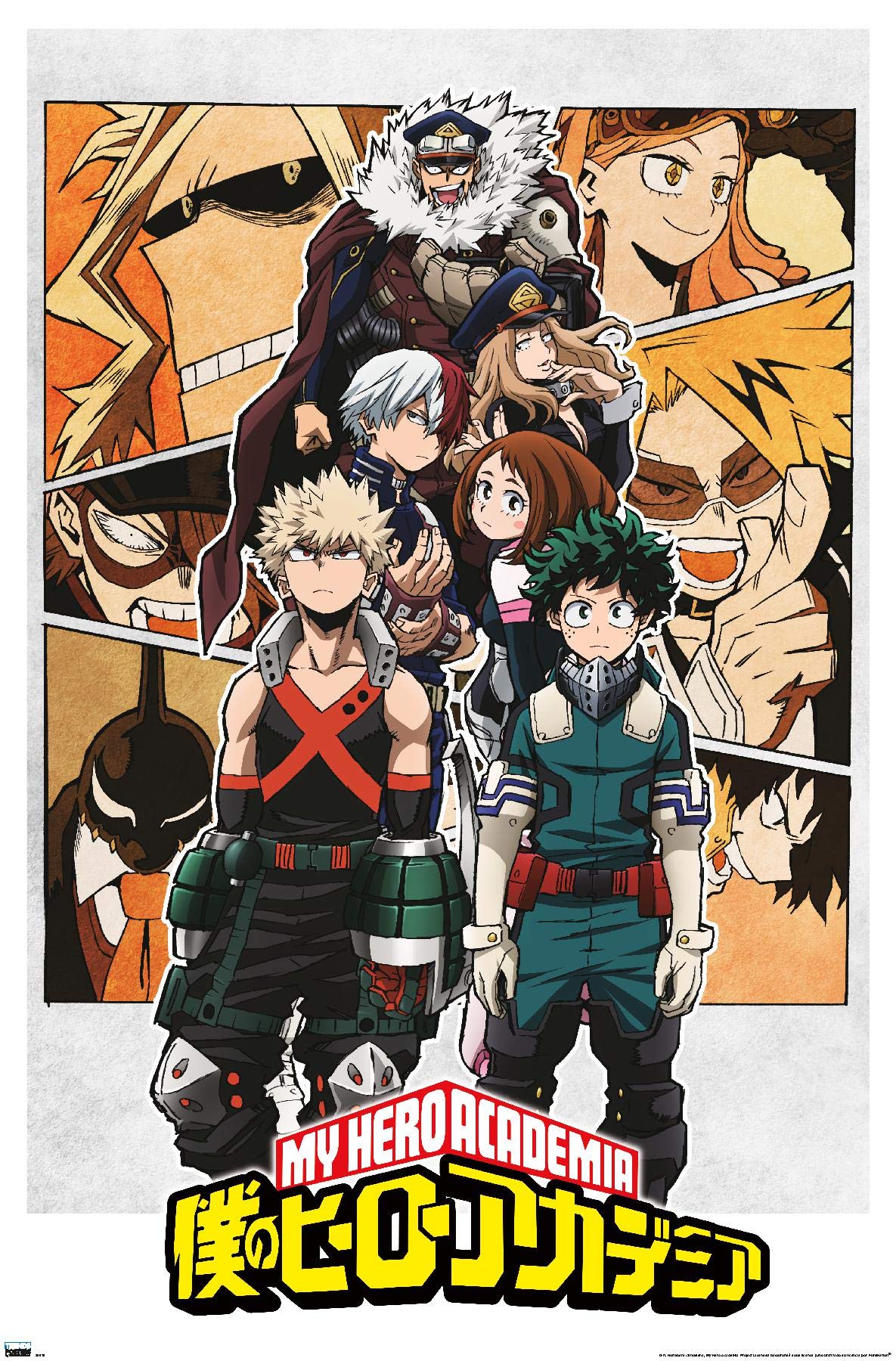 Amazon.co.jp: 僕のヒーローアカデミア - キャラクターウォール
