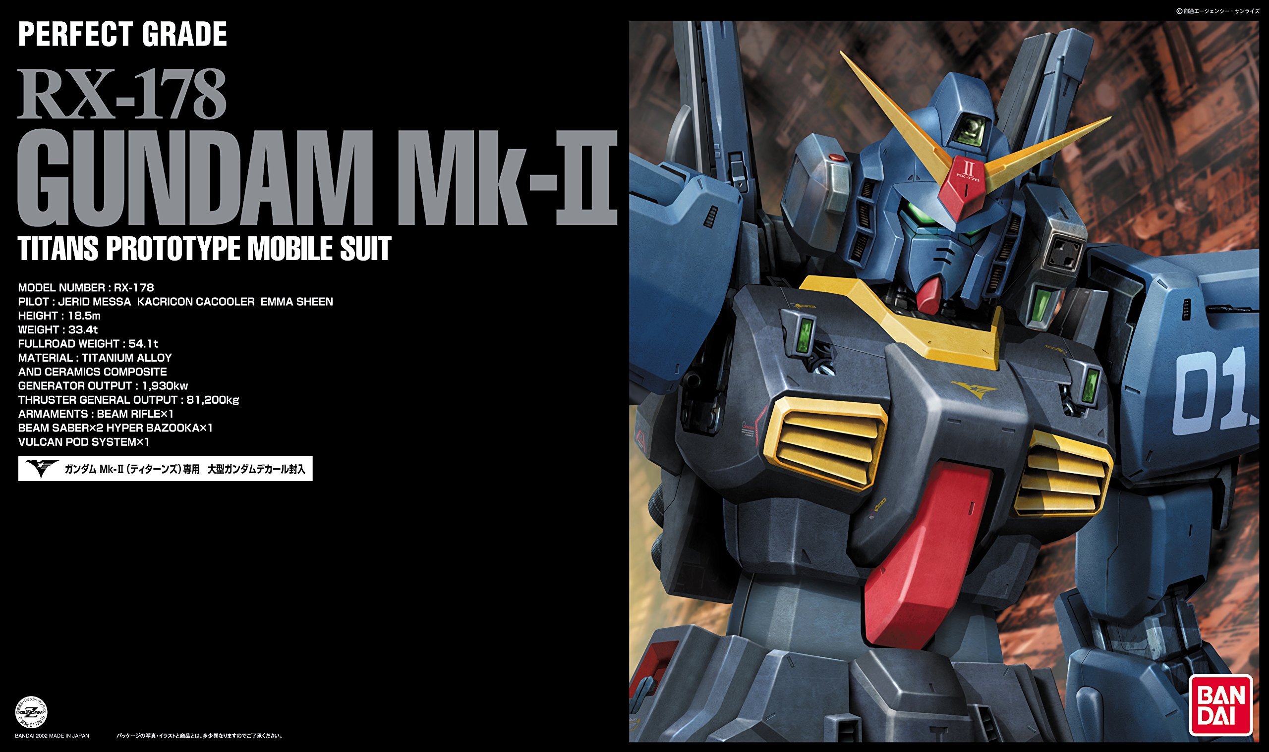 PG ガンダムMk-II 未組立 未組立 PG ガンダムmk-II
