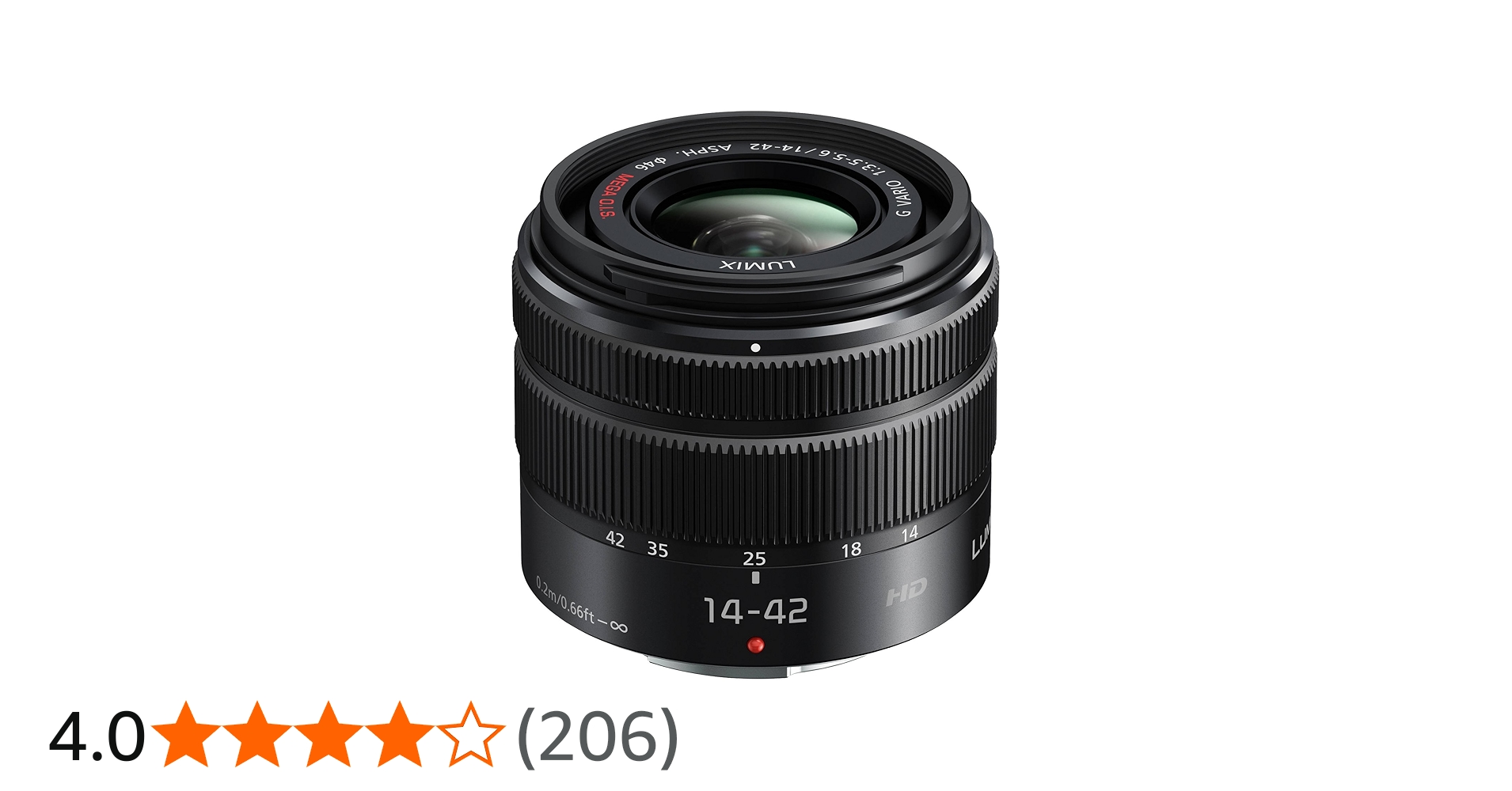 Amazon.co.jp: Panasonic H-FS1442A-KA Standard Zoom Lens for Micro