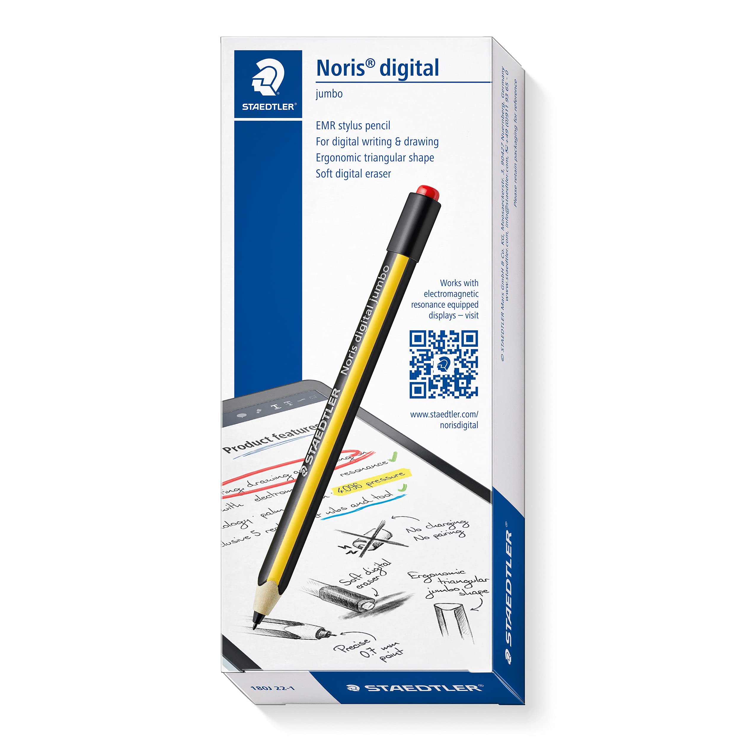 Amazon.co.jp: Staedtler Noris Digital Jumbo 180J 22. EMR Stylus