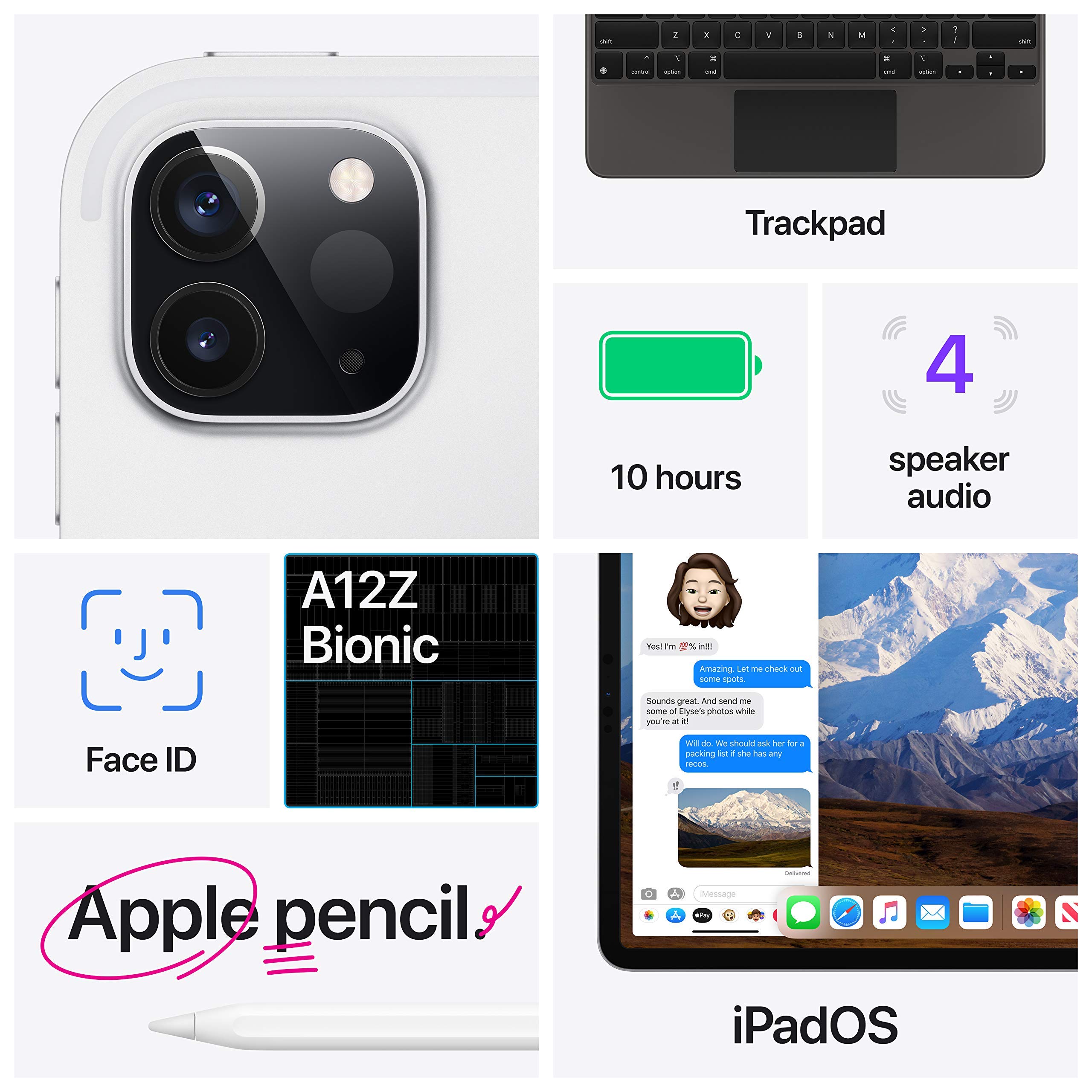 Amazon.com : Apple 2020 iPad Pro 2nd Gen (11 inch, Wi-Fi +