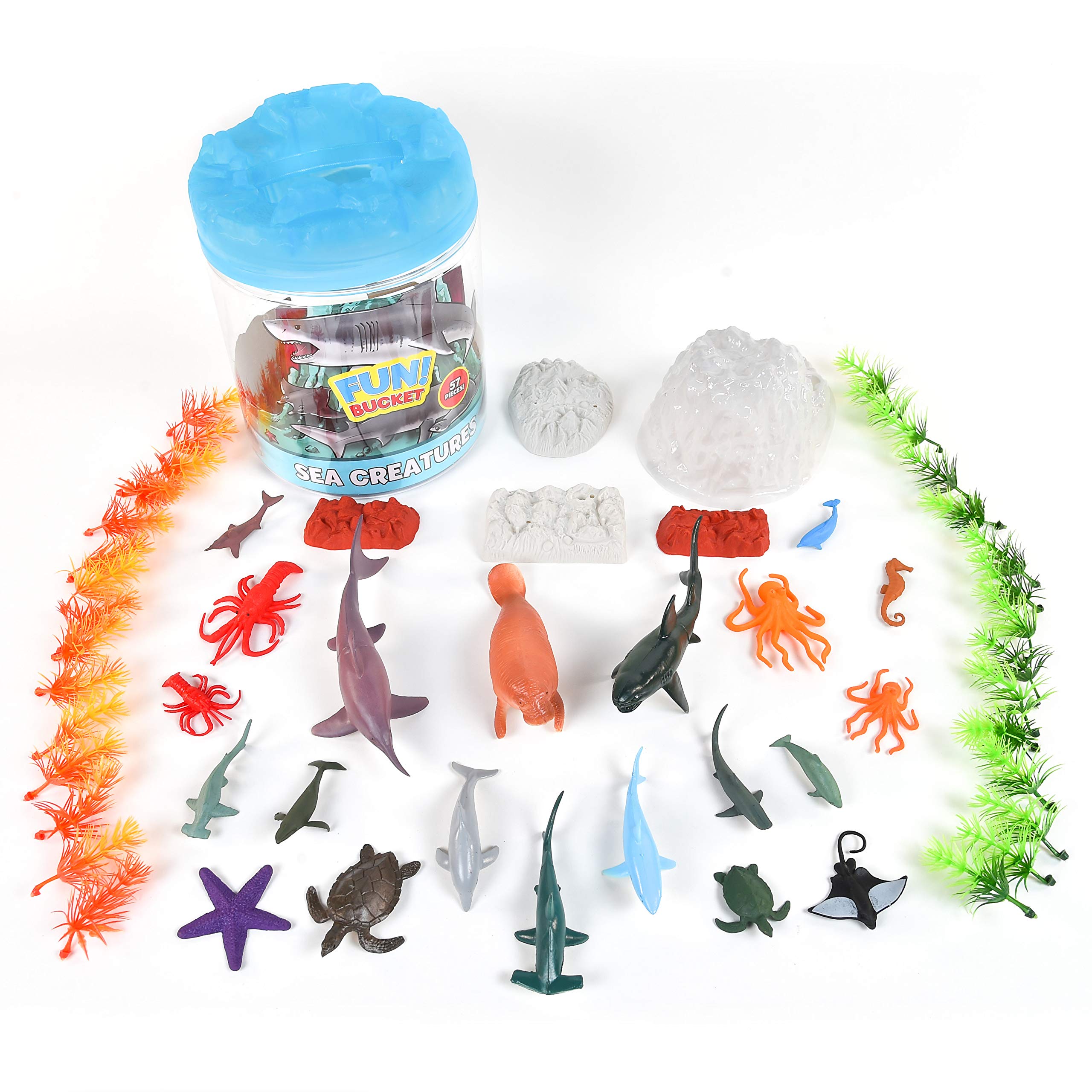 Amazon.co.jp: Sunny Days Entertainment 海の生き物バケツ – 56ピース