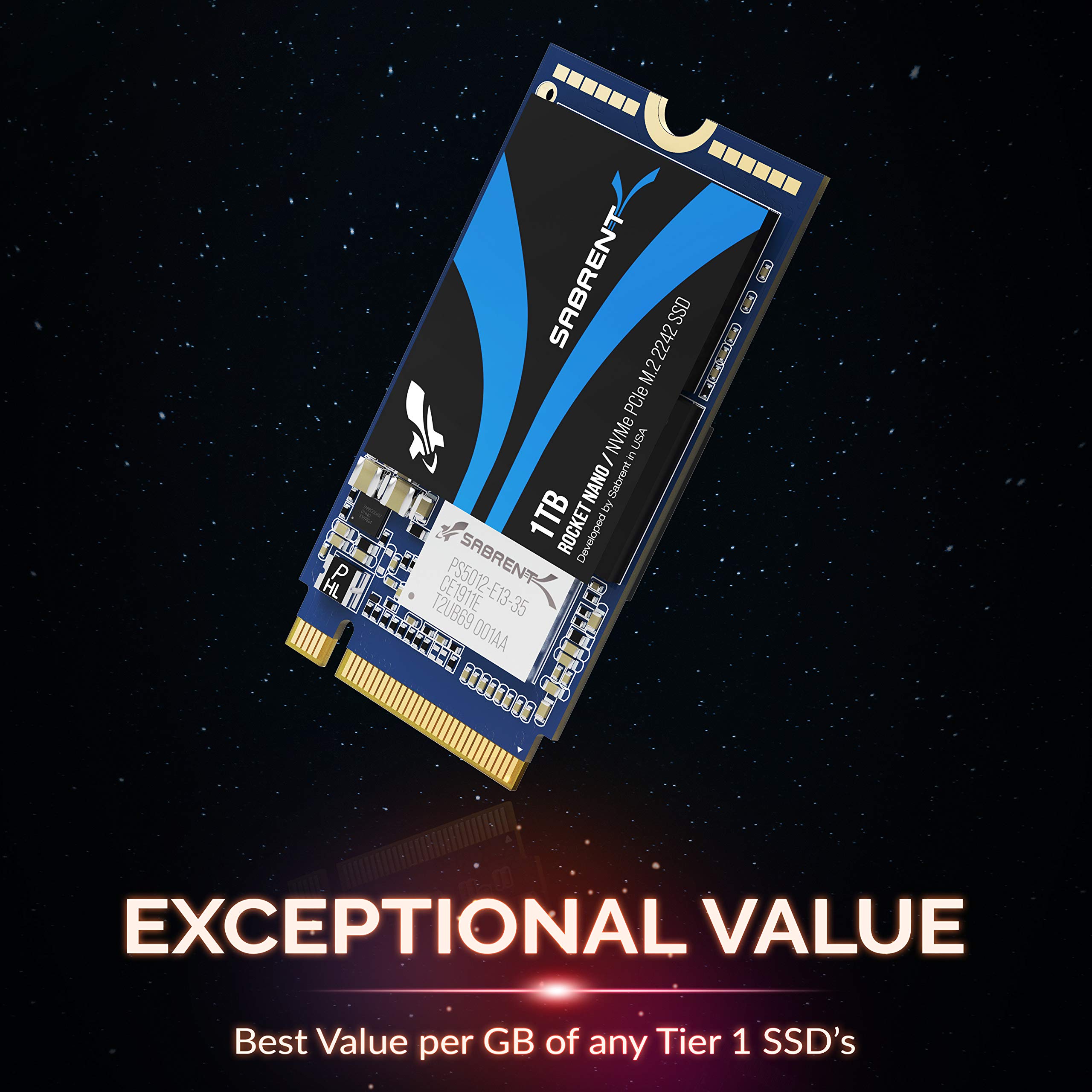 SABRENT SSD interno de alto desempenho de 1 TB Rocket NVMe PCIe M