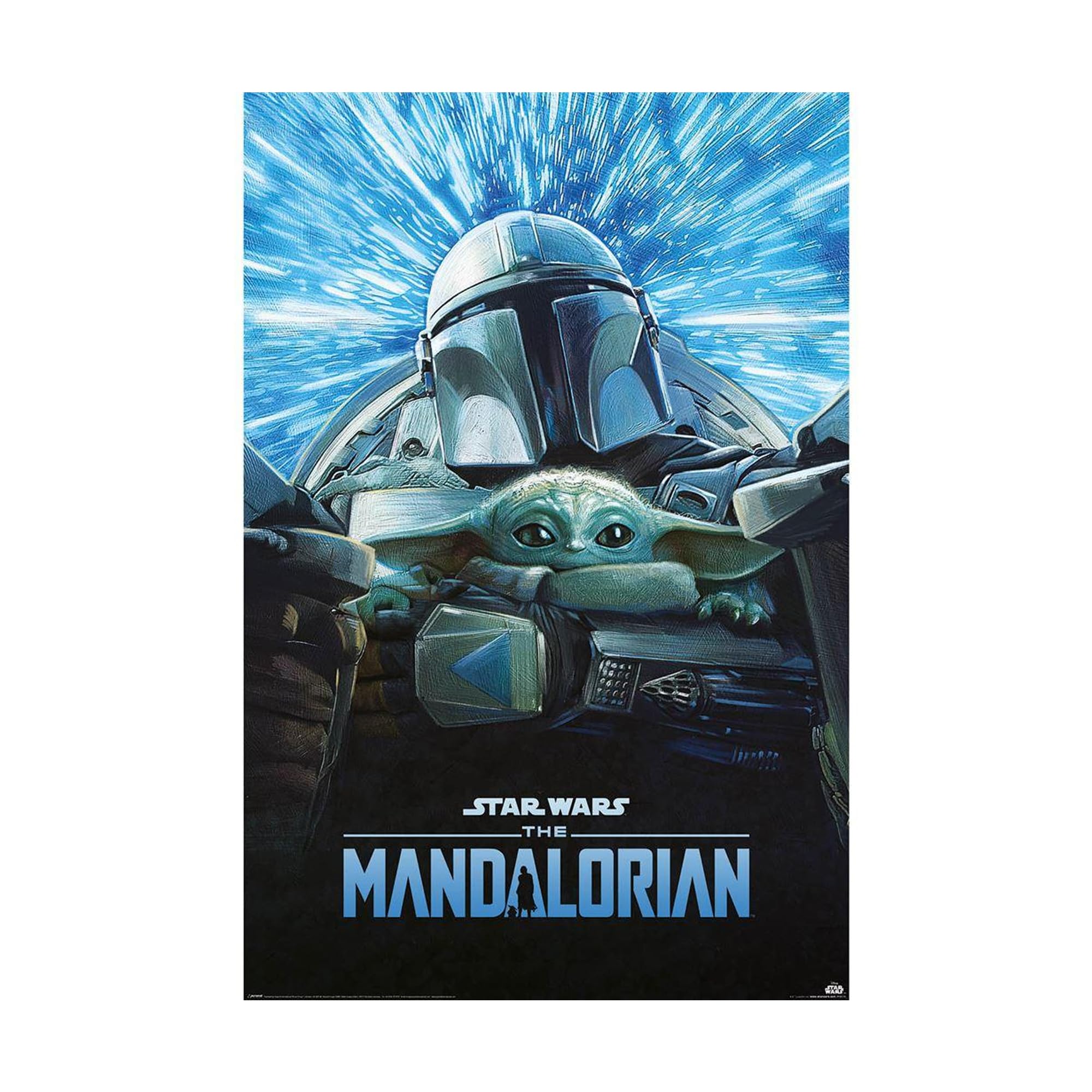 Amazon.co.jp: スター・ウォーズ:マンダロリアンポスター ライト