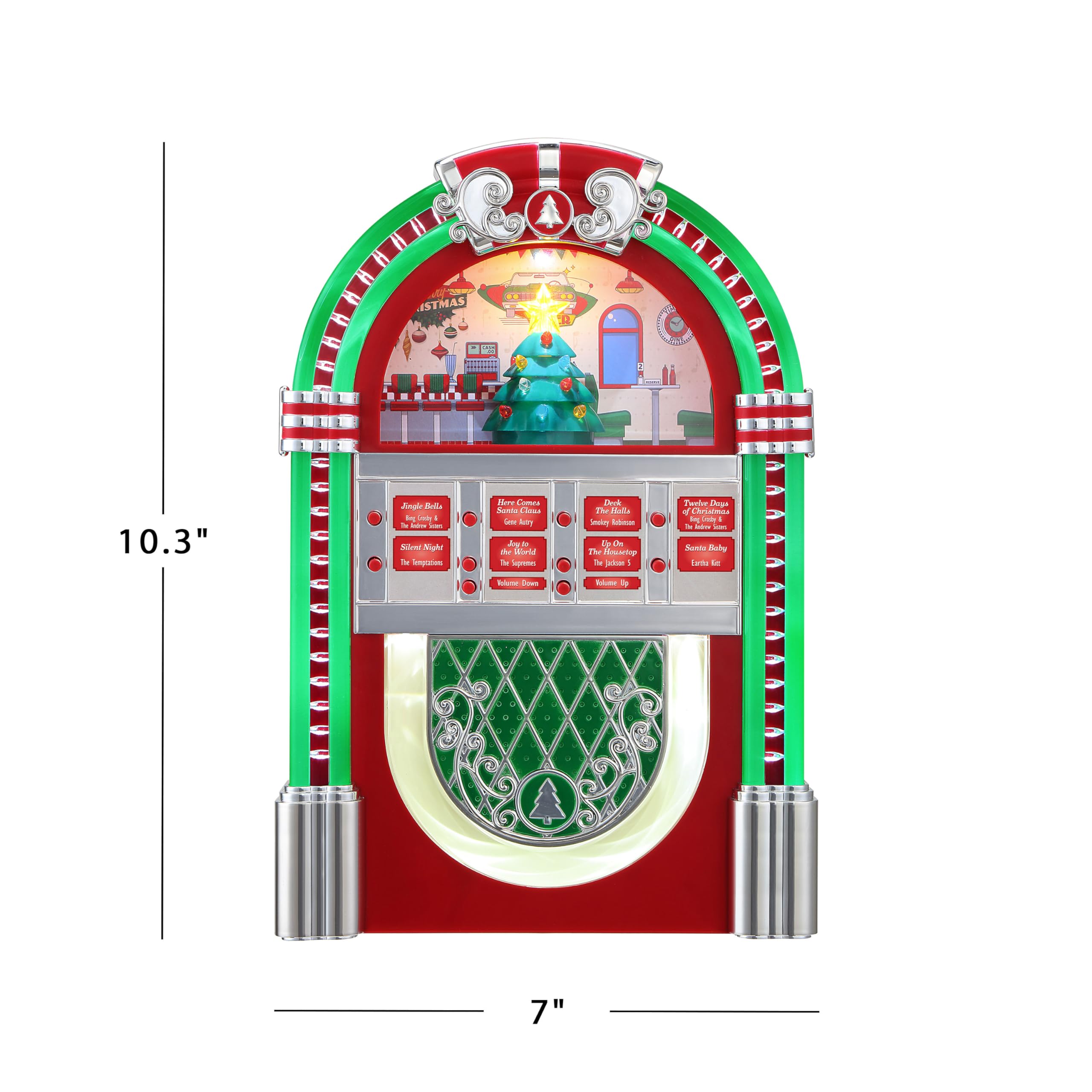 Amazon.co.jp: Mr. Christmas Rock-O-Rama ジュークボックス - レッド