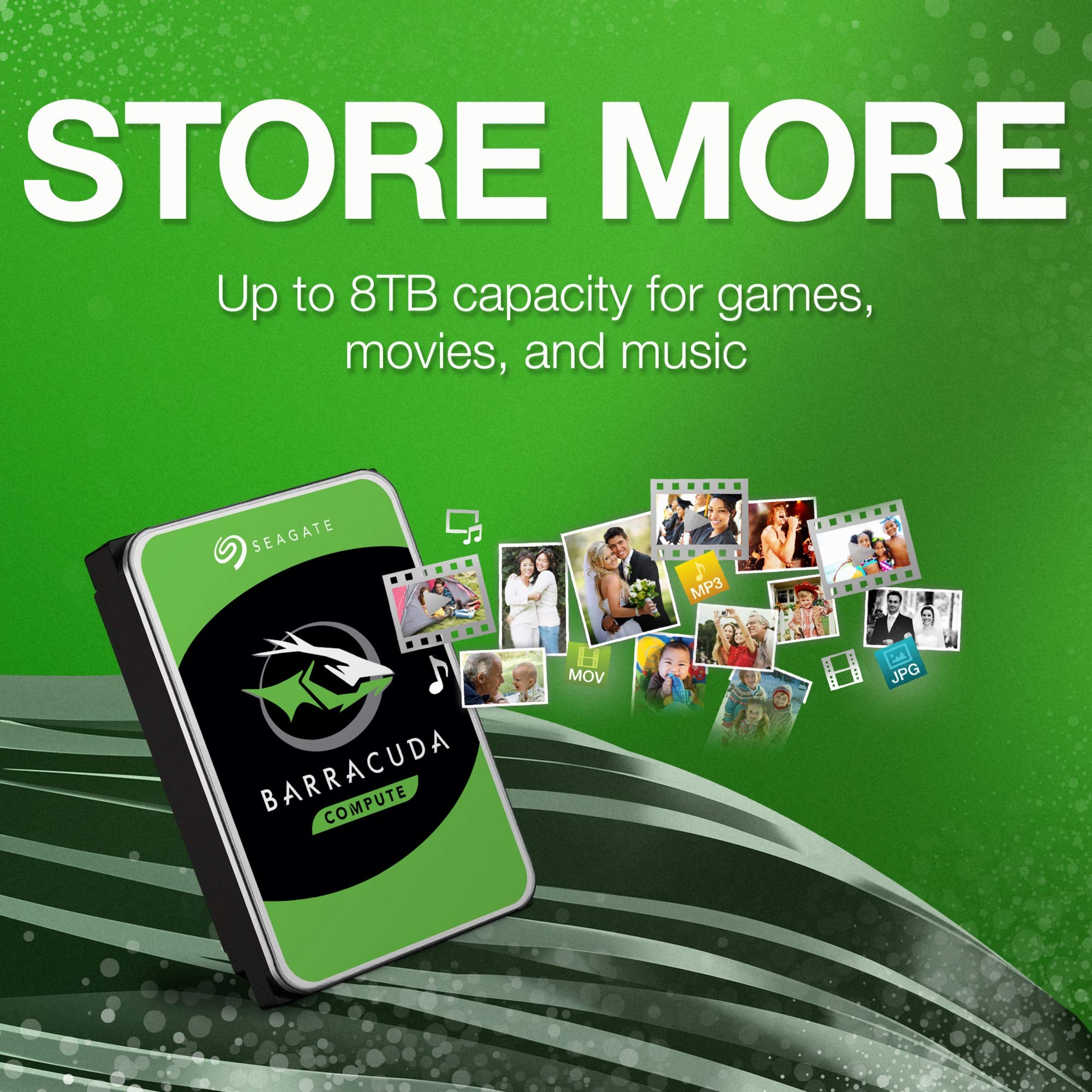 Amazon.com: Seagate BarraCuda 8 TB Internal Hard Drive HDD – 3.5