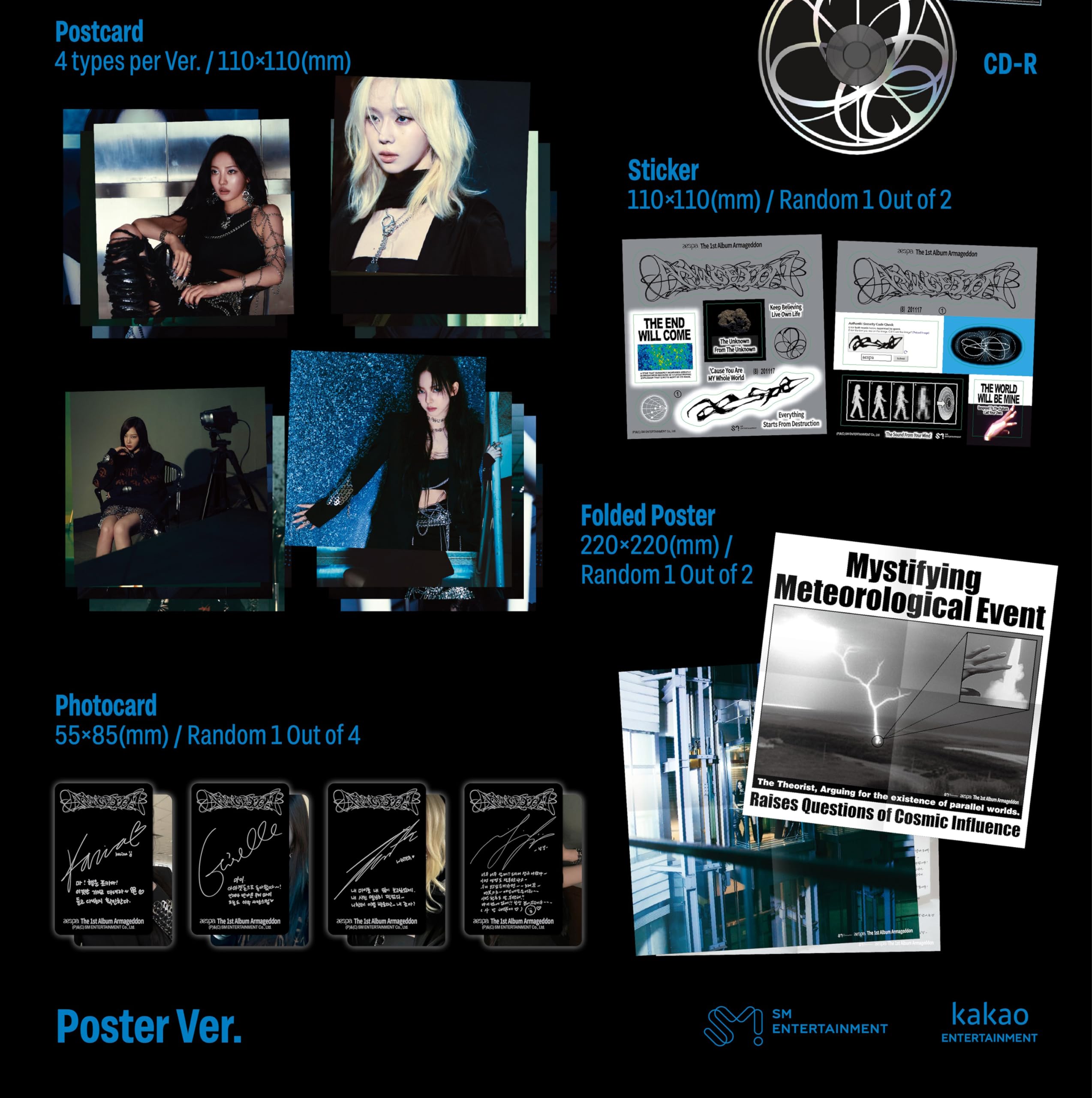 Amazon.co.jp: aespa Armageddon 1st Album Contents+Tracking Sealed