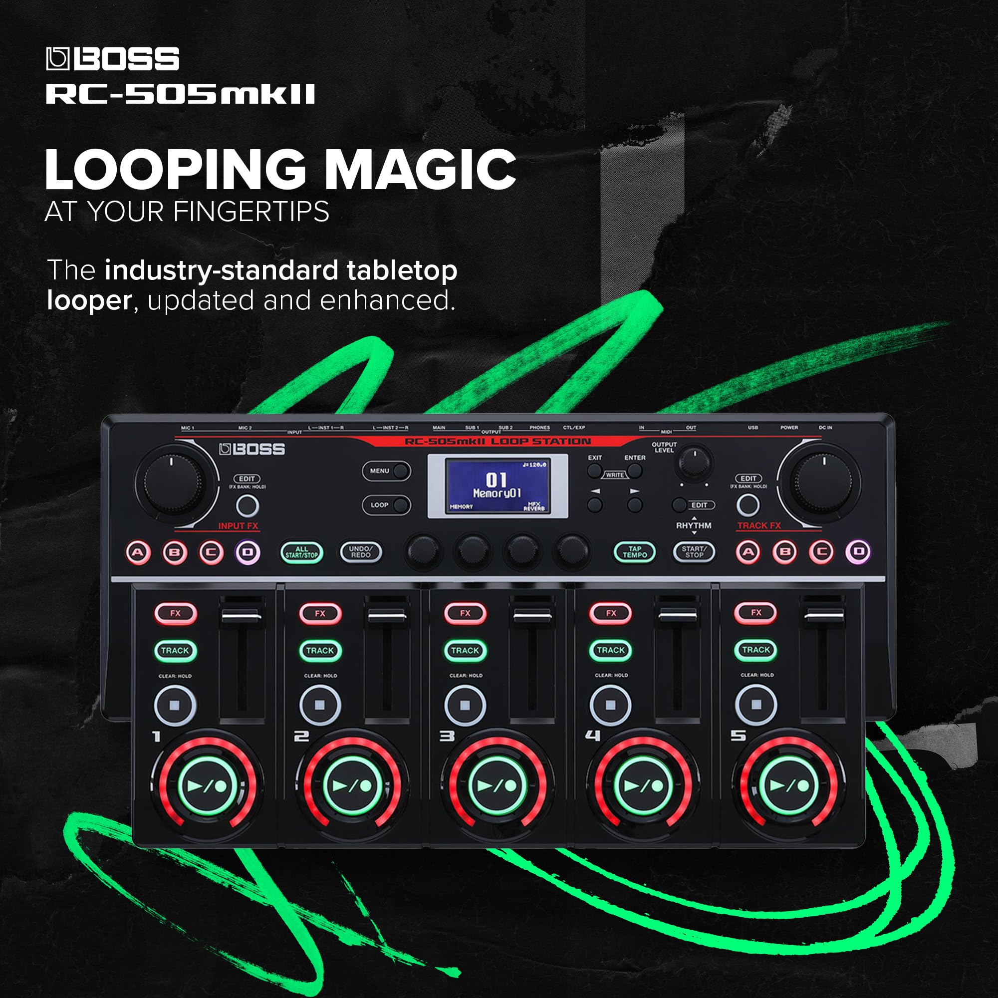 Amazon.com: Boss RC-505 Mk2 Loop Station Tabletop Looper