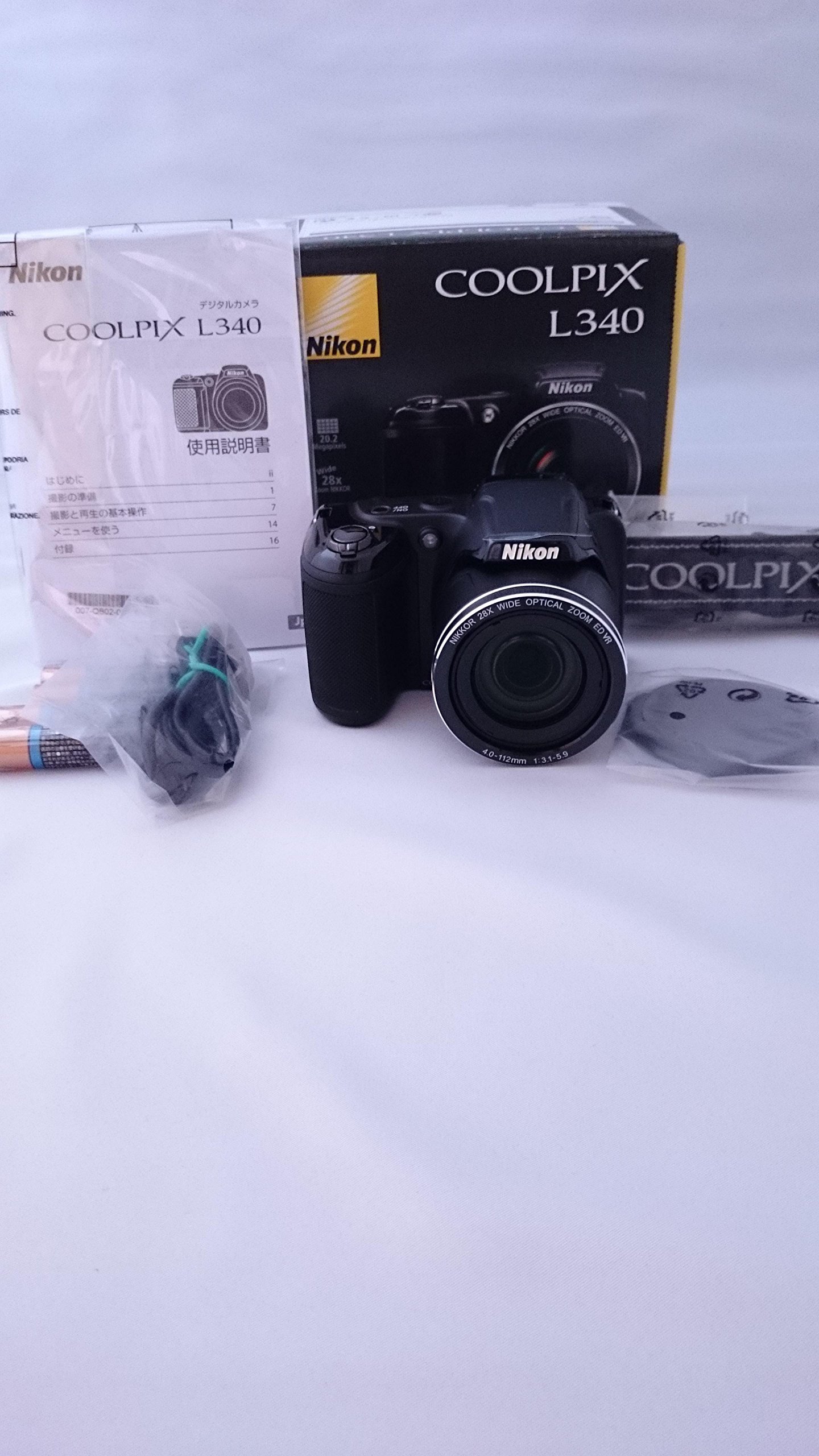 Amazon | NIKON COOLPIX 2048万画素 光学28倍ズーム L340 | コンパクト