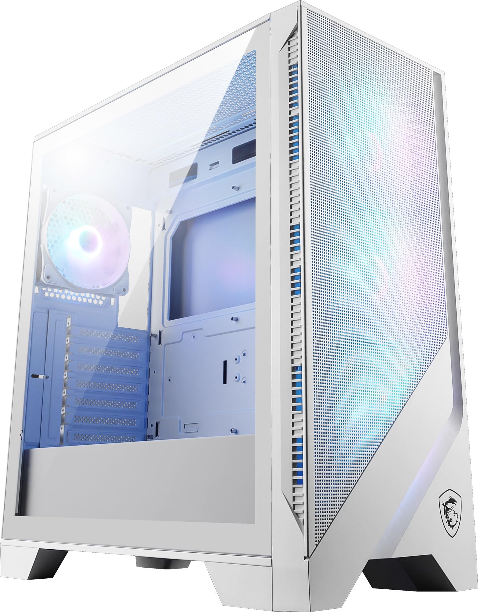 Amazon | MSI MAG FORGE 320R AIRFLOW WHITE PCケース ATX ミドル