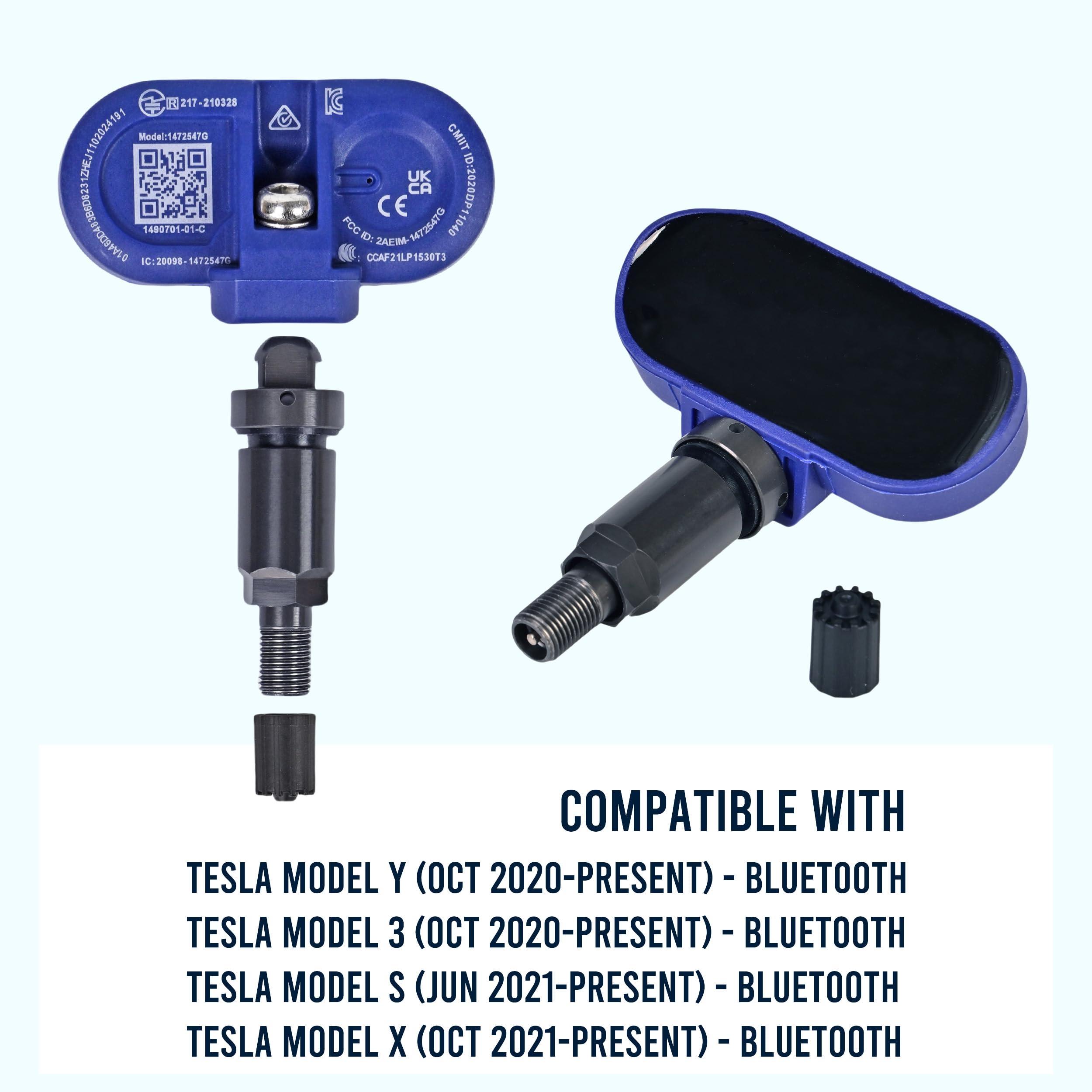 Amazon.co.jp: Tesla BLE Bluetooth TPMS タイヤ空気圧センサー タイヤ