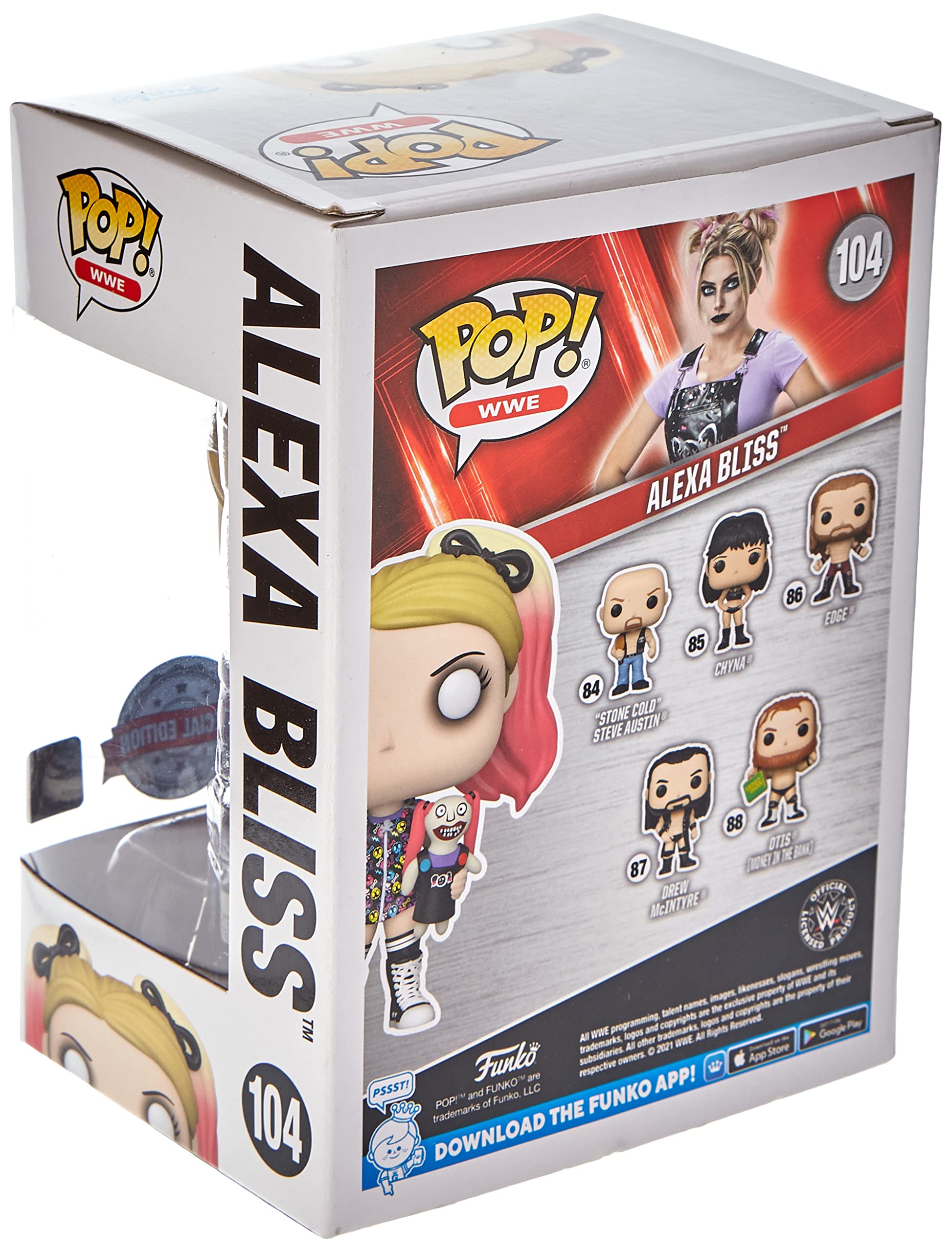 Amazon.com: Funko Pop! WWE Alexa Bliss #104 Walmart Exclusive