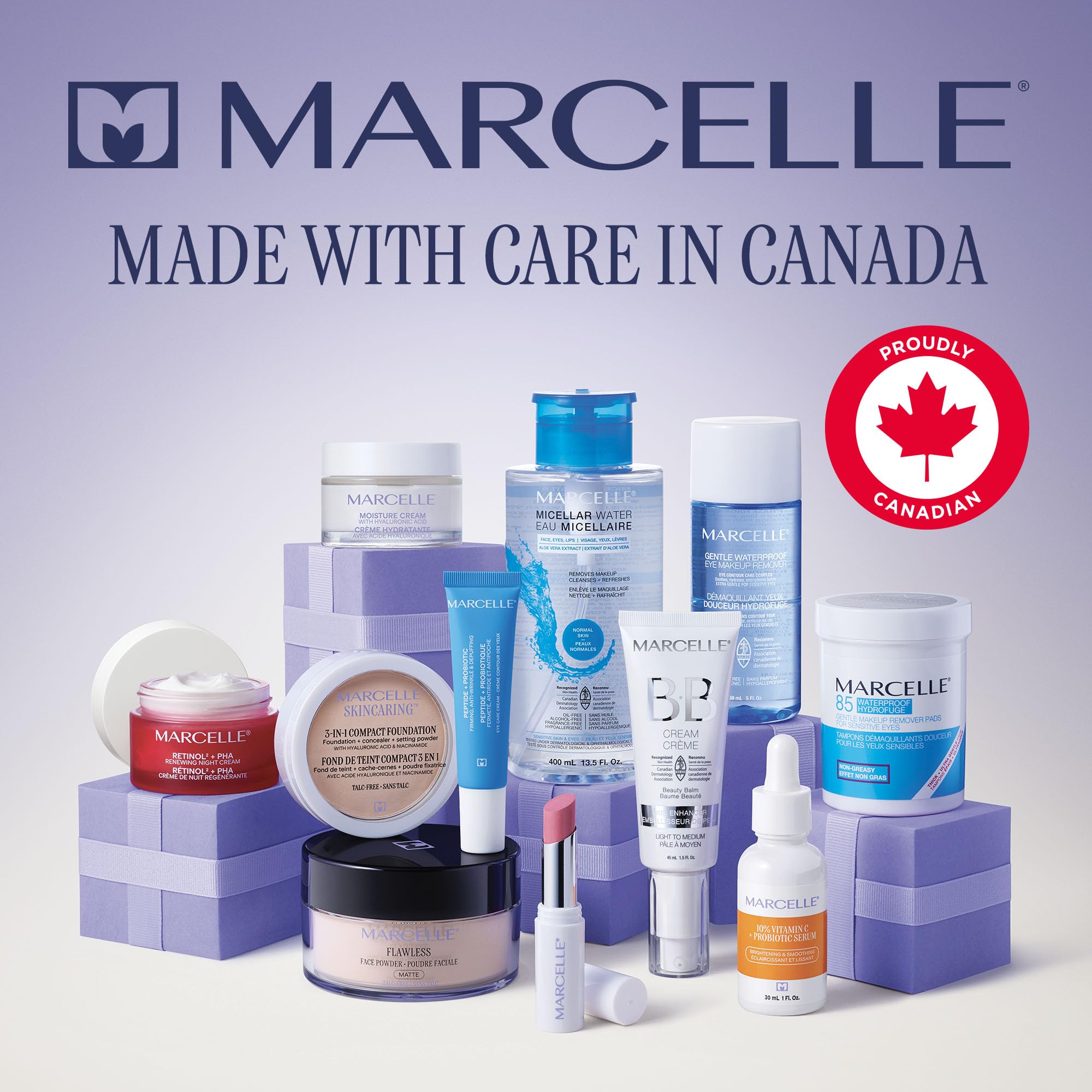Amazon.com : Marcelle Oil-Free Eye Make-Up Remover Pads, Sensitive