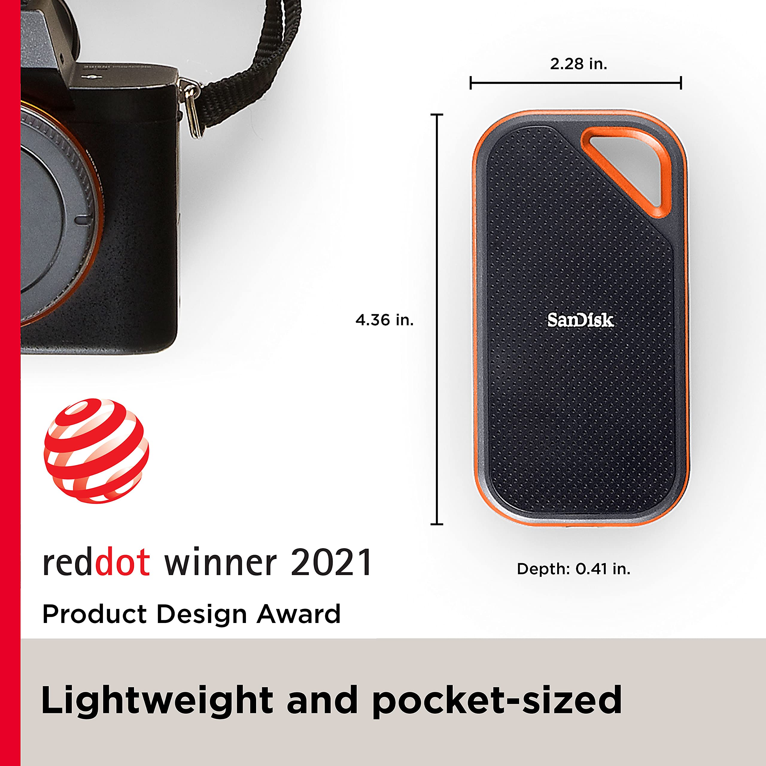 Amazon | SanDisk 4TB Extreme PRO Portable SSD - Up to 2000MB/s
