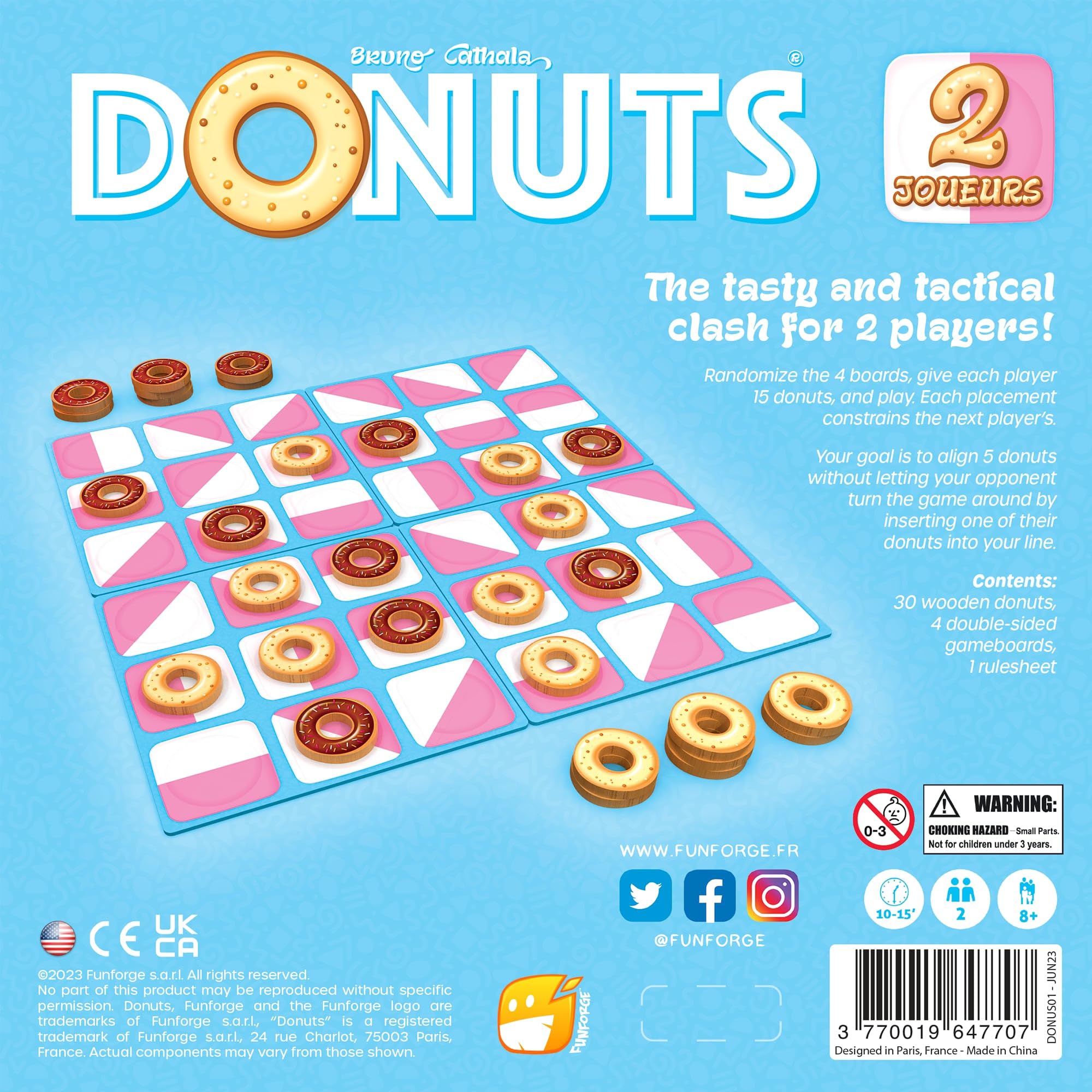Amazon.com: Funforge: Donuts - The Tasty & Tactical Clash for 2