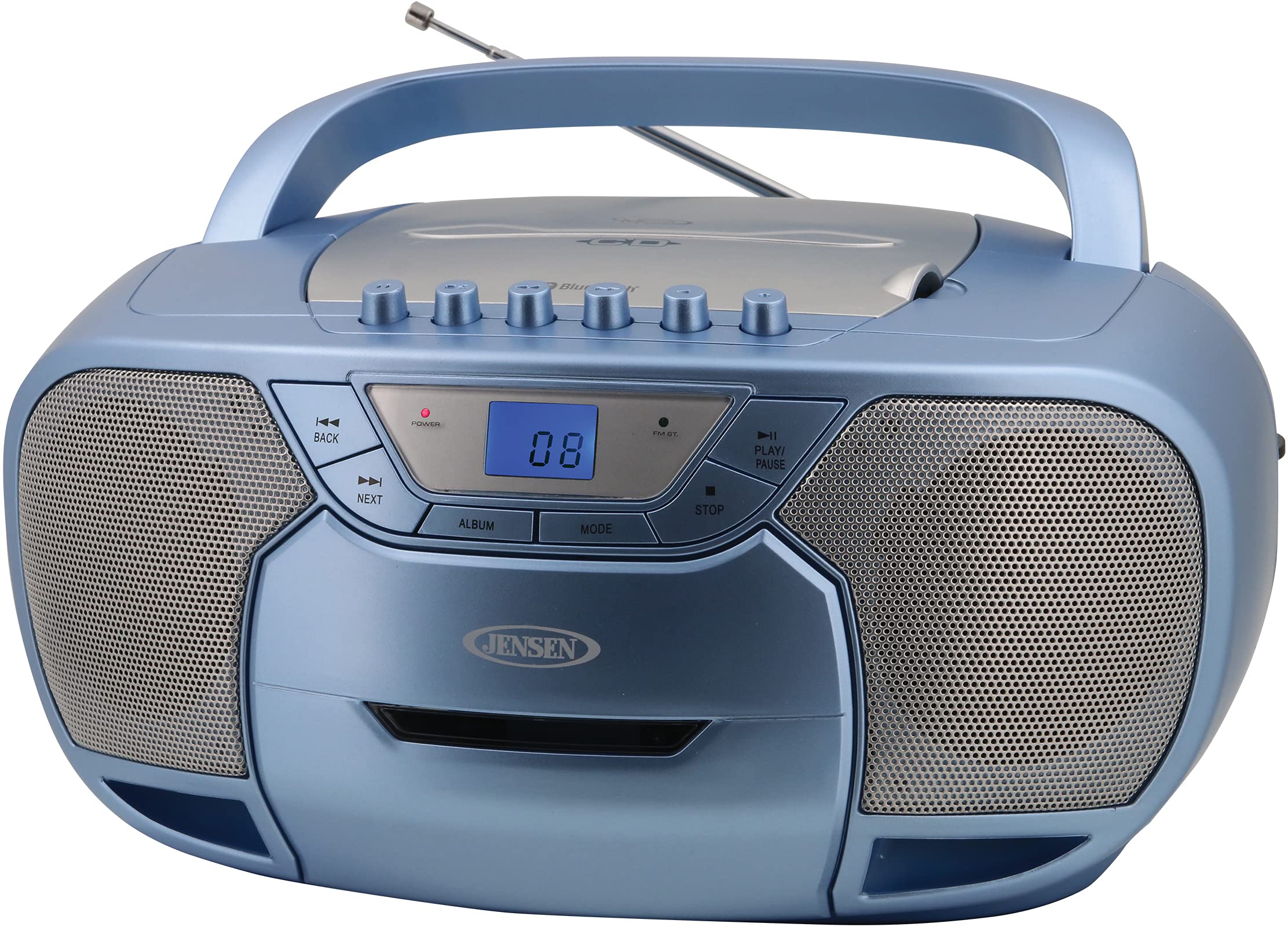 Amazon.com: JENSEN CD-590-BL CD-590 1-Watt Portable Stereo CD and