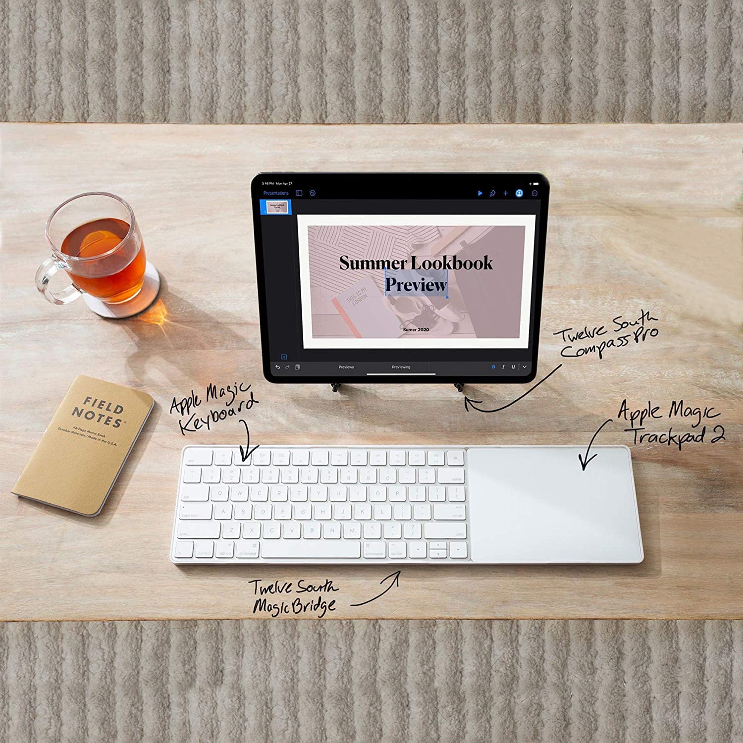 Amazon | Twelve South MagicBridge | Apple Magic Trackpad 2とApple