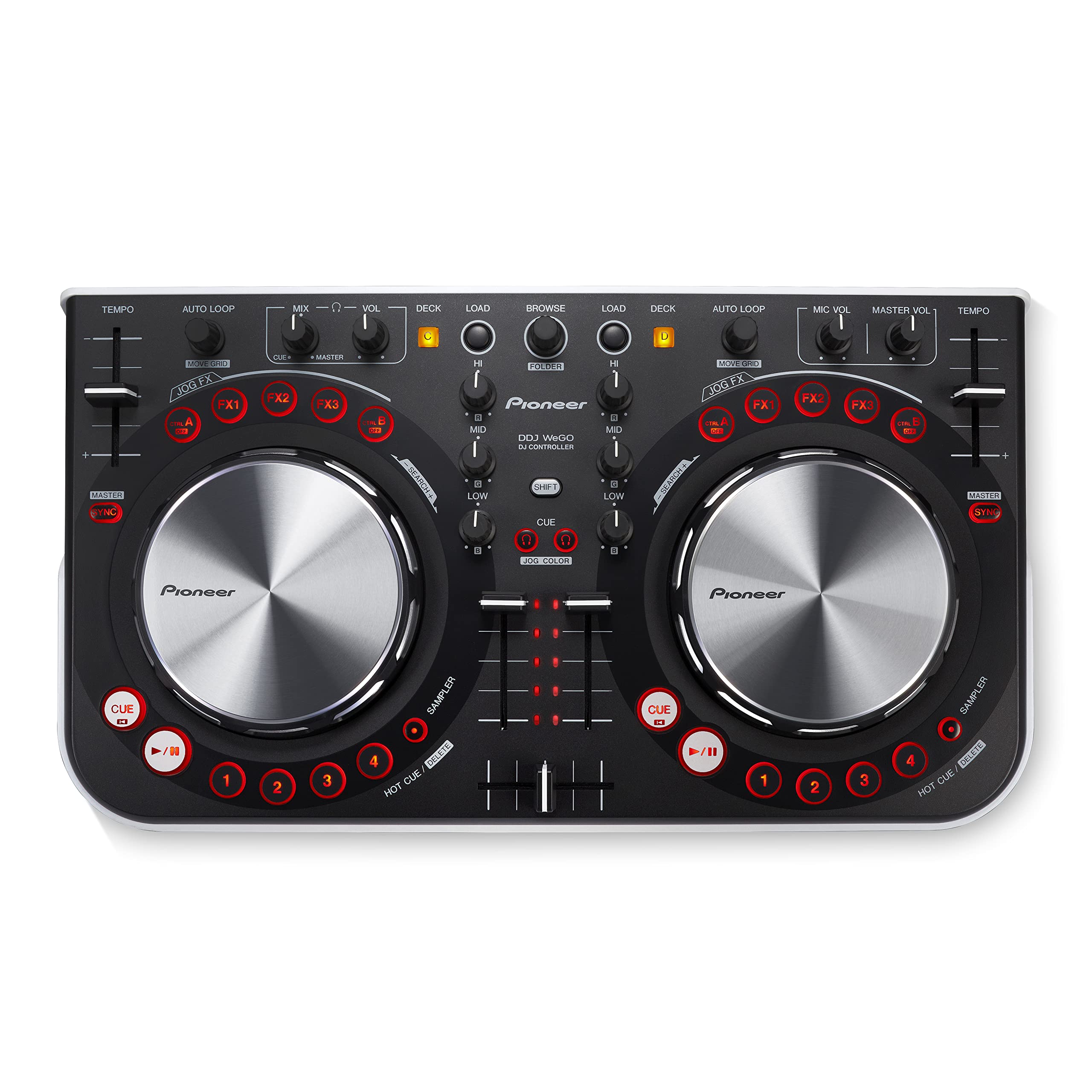 Amazon | Pioneer/パイオニア Digital DJ-WeGo-W (DDJWeGoW) ホワイト
