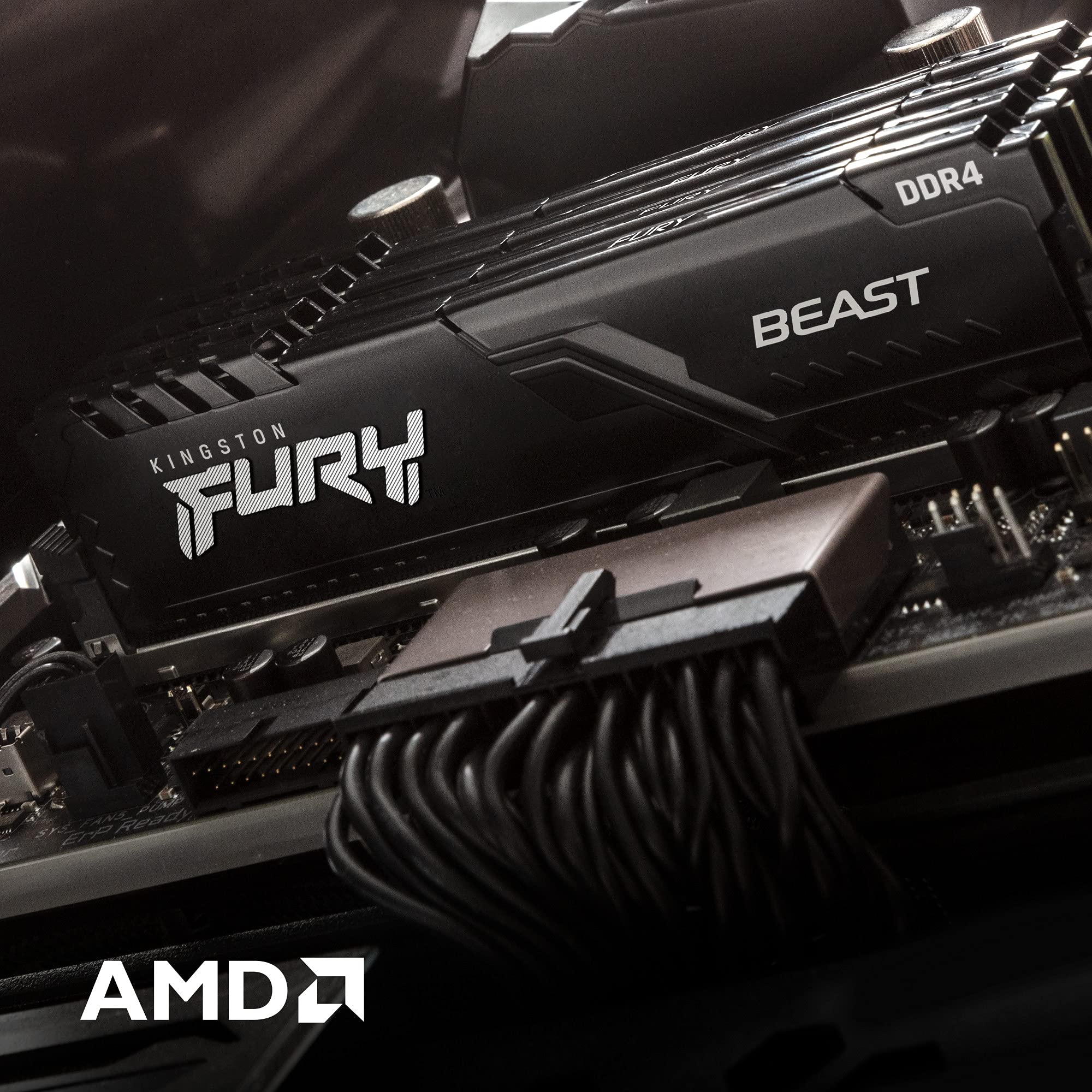 Kingston Fury Beast 32GB (2x16GB) 3200MHz DDR4 CL16 Desktop Memory