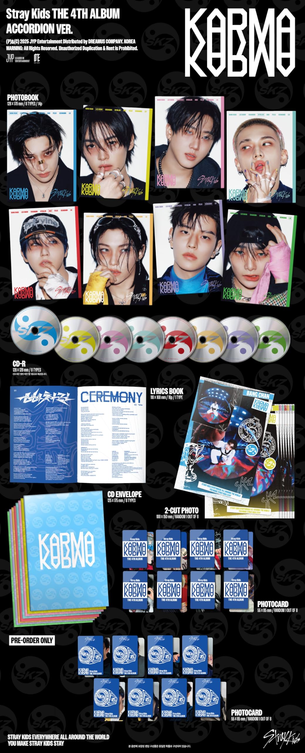 Amazon.com: STRAYKIDS KARMA [ACCORDION Verr.] 4th Full Album