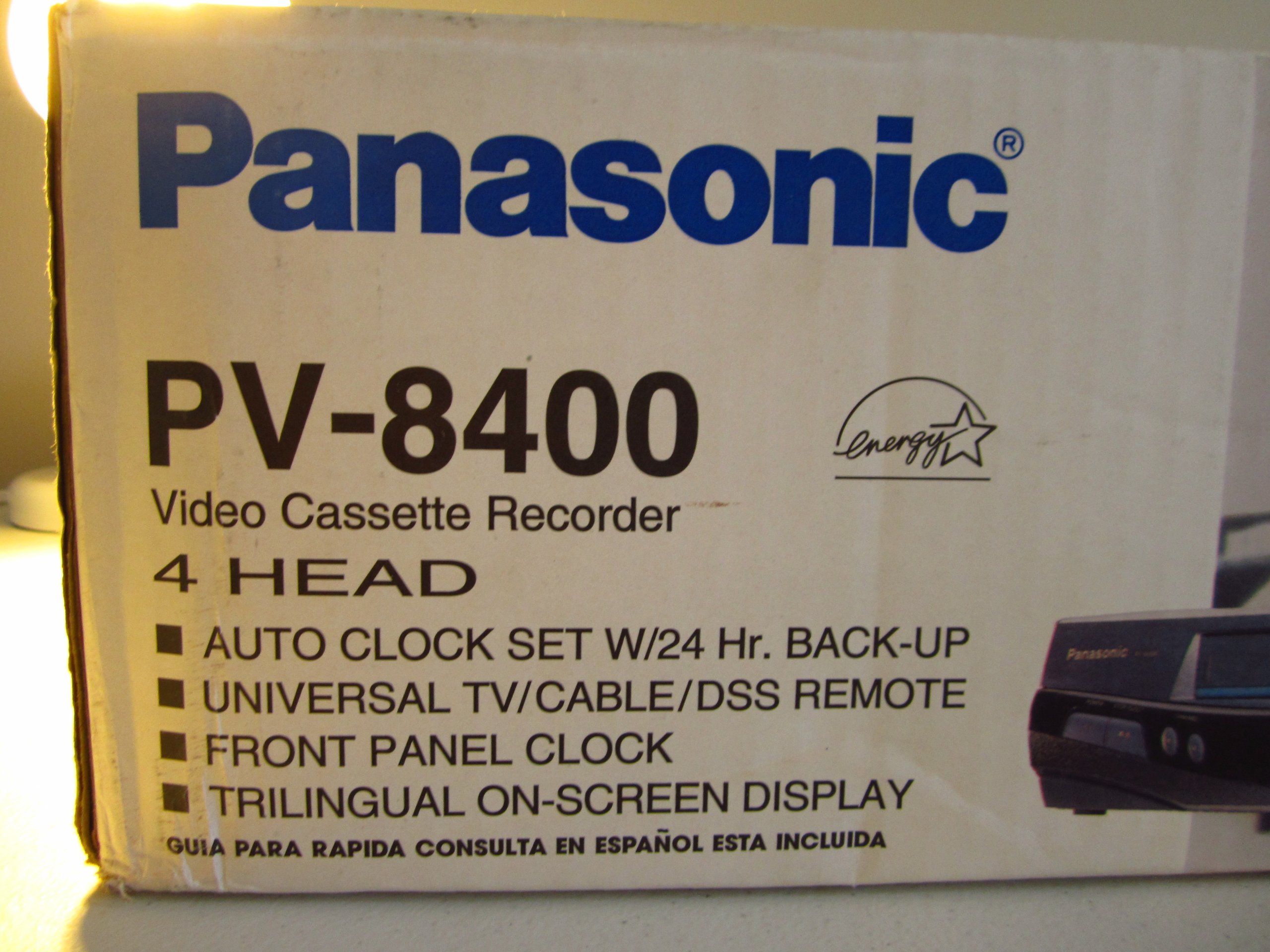 Amazon.com: Panasonic PV-8400 Video Cassette Recorder : Electronics