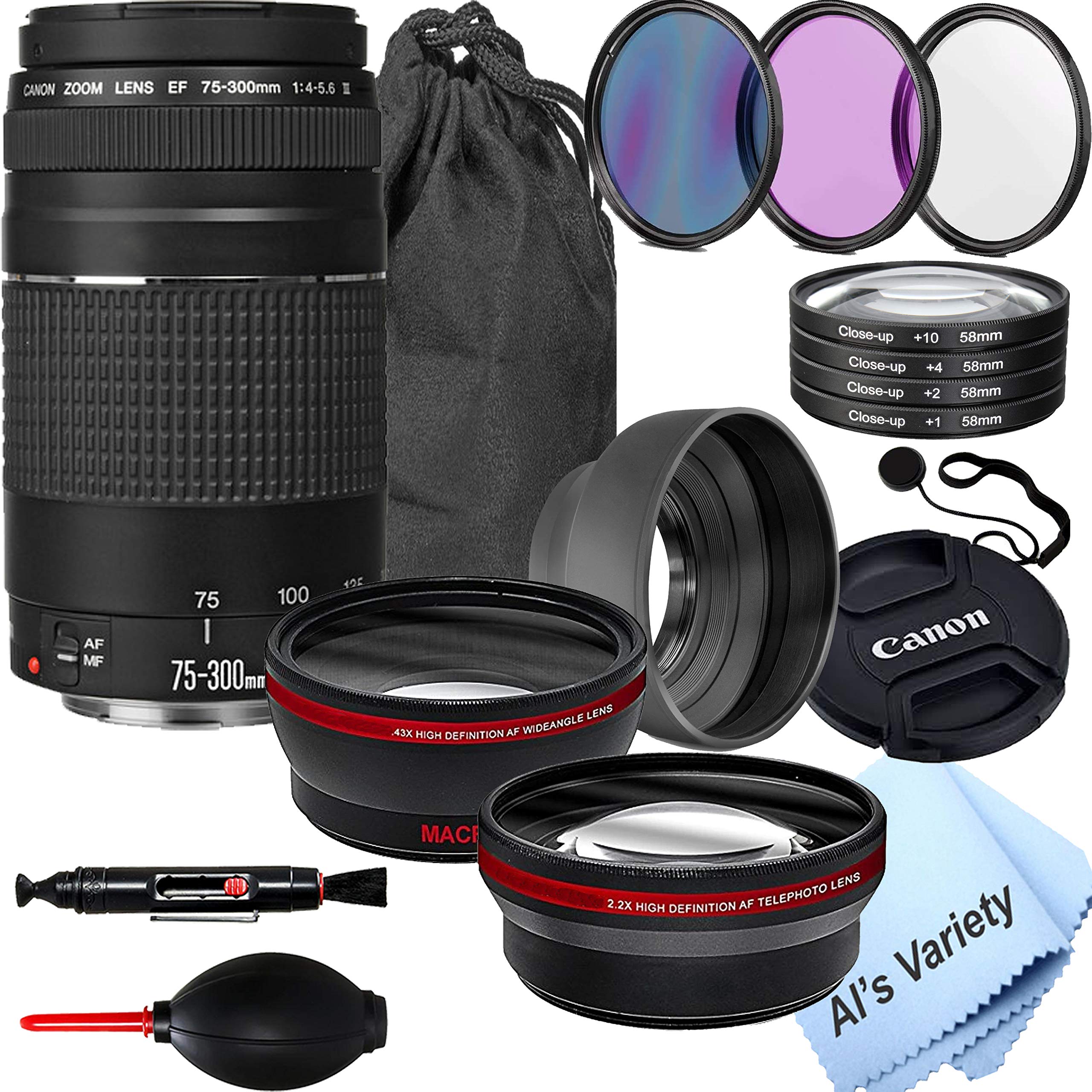 Amazon.co.jp: Canon EF 75-300mm f/4-5.6 III 望遠ズームレンズ 2倍