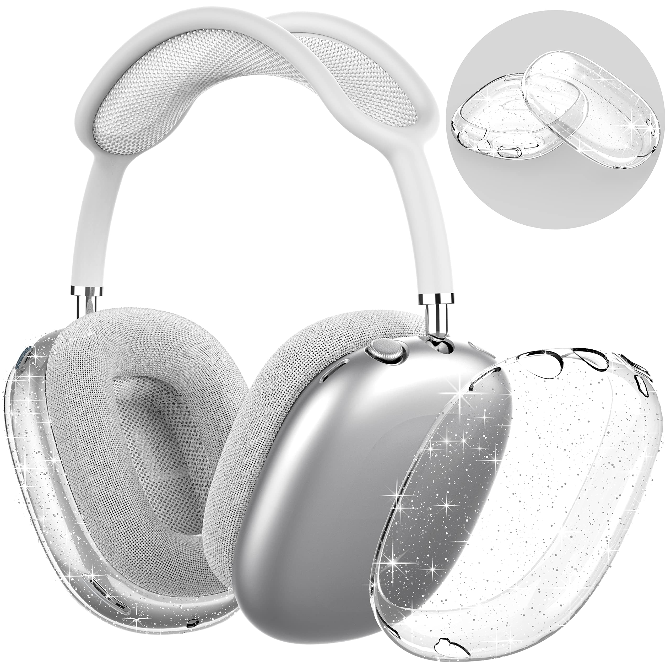 Amazon | NIUTRENDZ AirPods Max カバー クリア ケース ソフト TPU