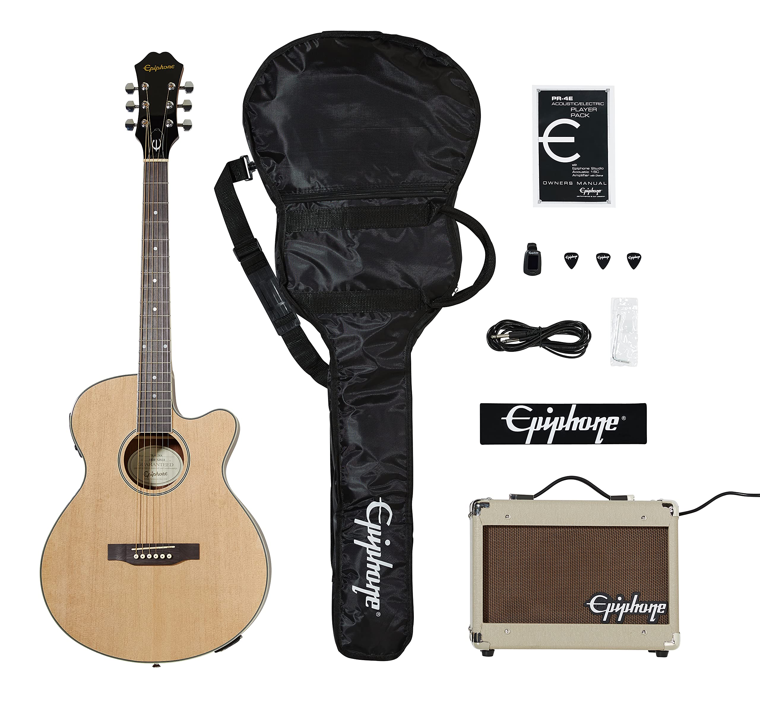 Amazon | Epiphone エピフォン PR-4E エレアコ Player Pack