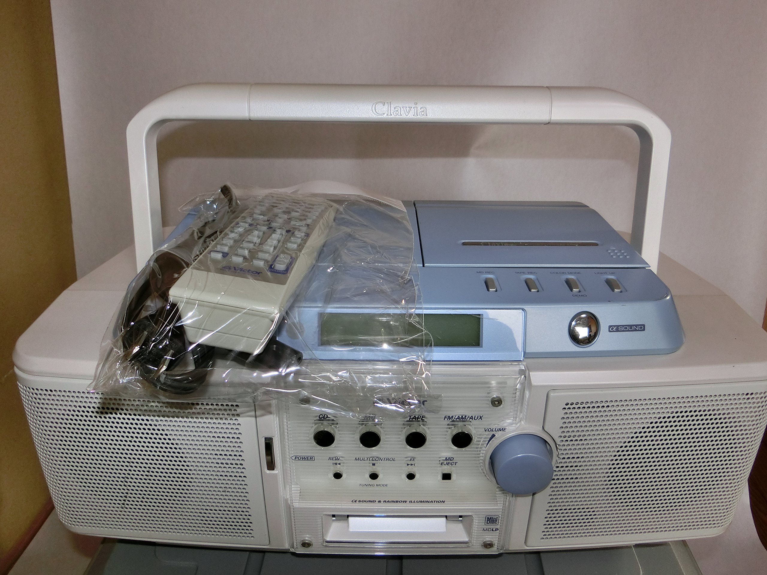 Amazon | Victor ビクター JVC RC-Z1MD-W ホワイト CD-MDポータブル