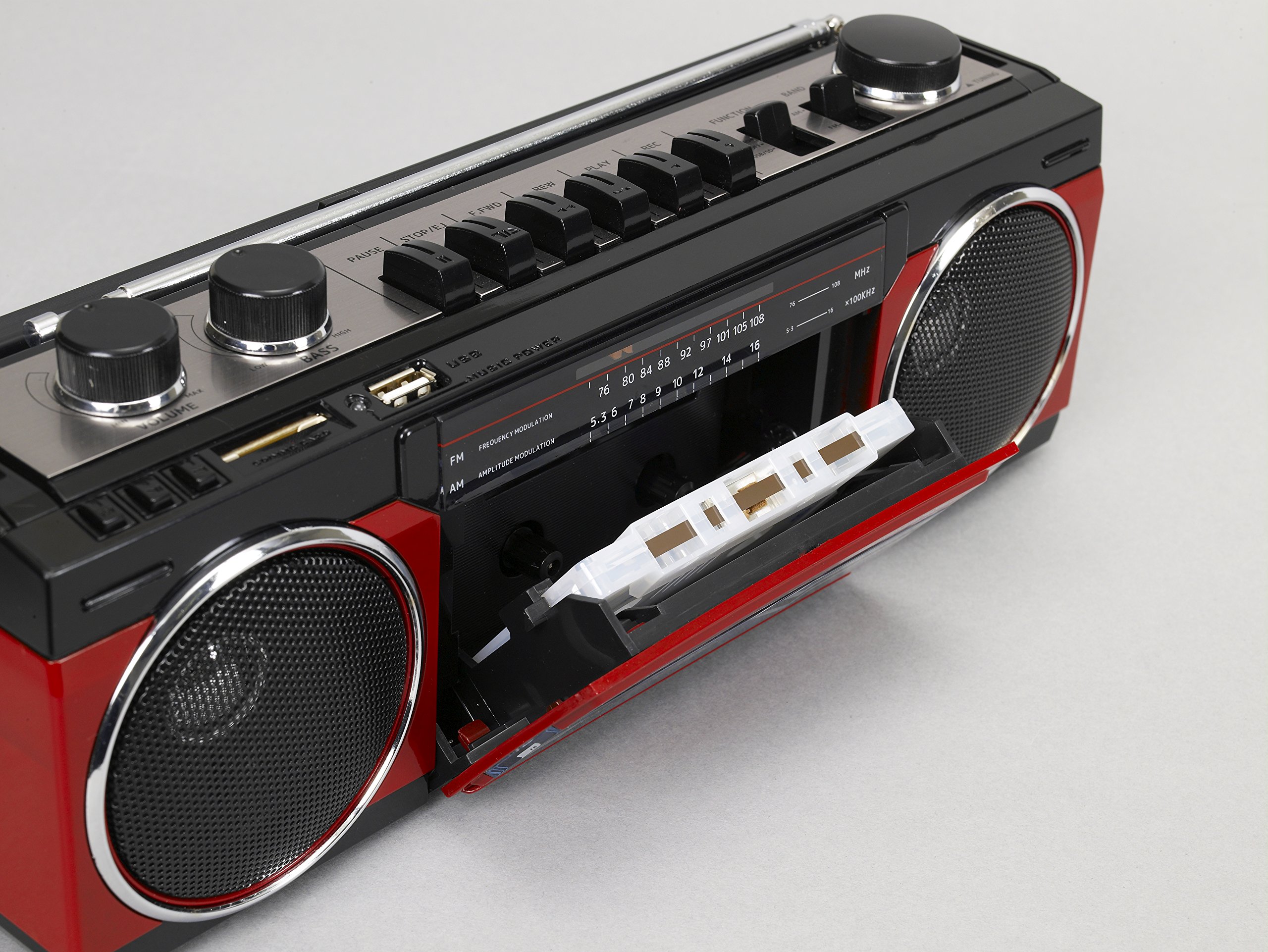 Amazon.co.jp: SANSUI Bluetooth搭載ラジカセ【USB/SDカードMP3再生