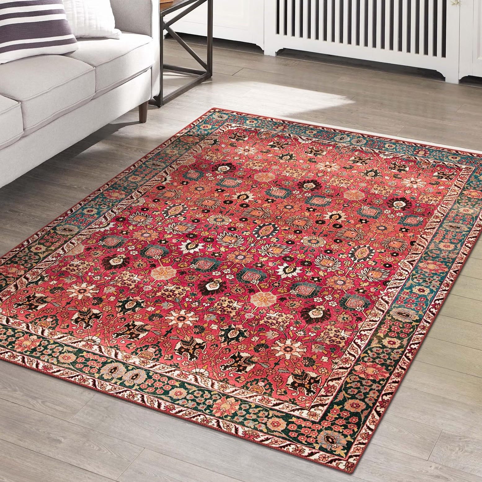 Amazon.com: vivorug Washable Rug, Ultra Soft Area Rug 5x7, Non