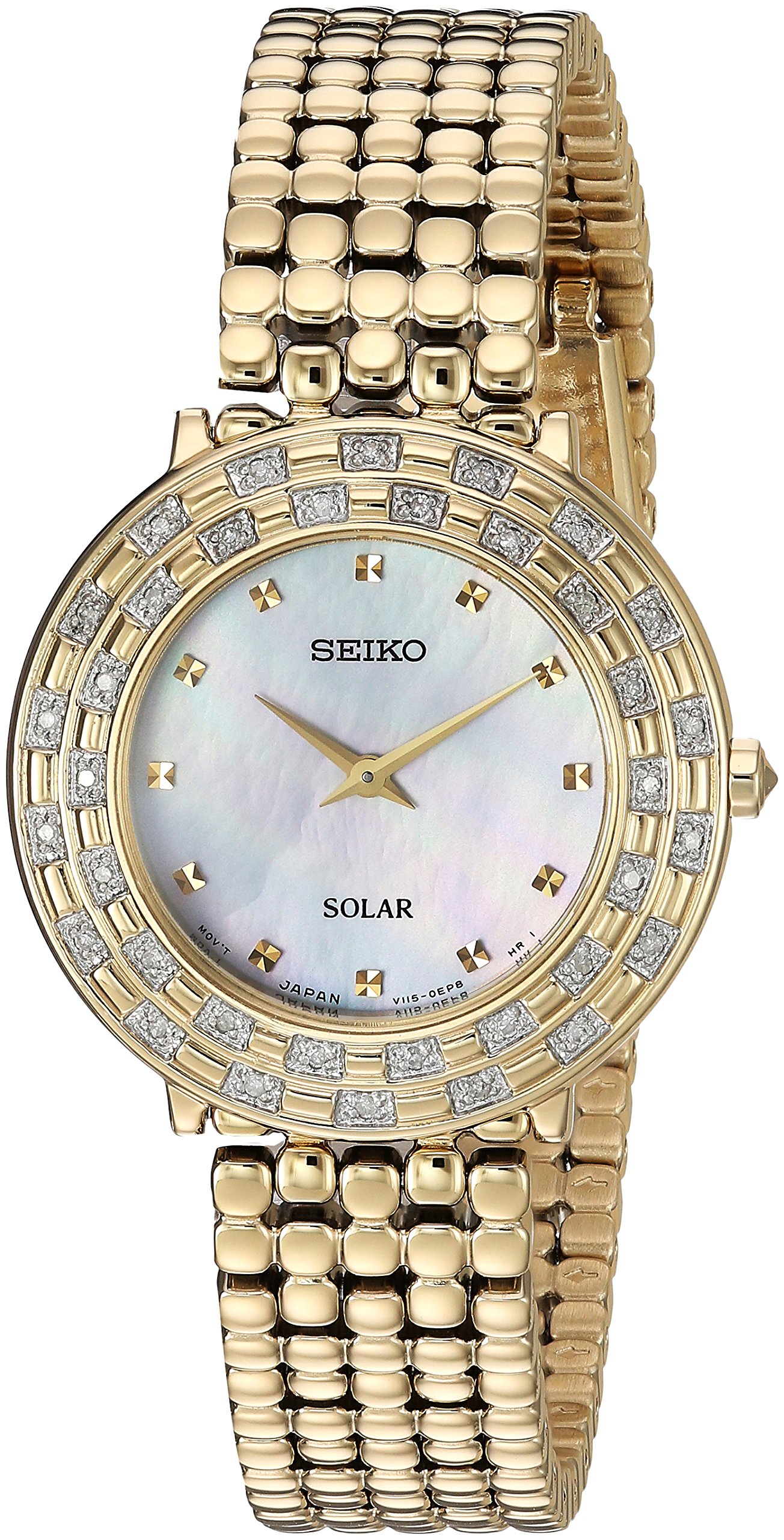 Seiko Women's SUP374 TRESSIA Analog Display Japanese Quartz Gold