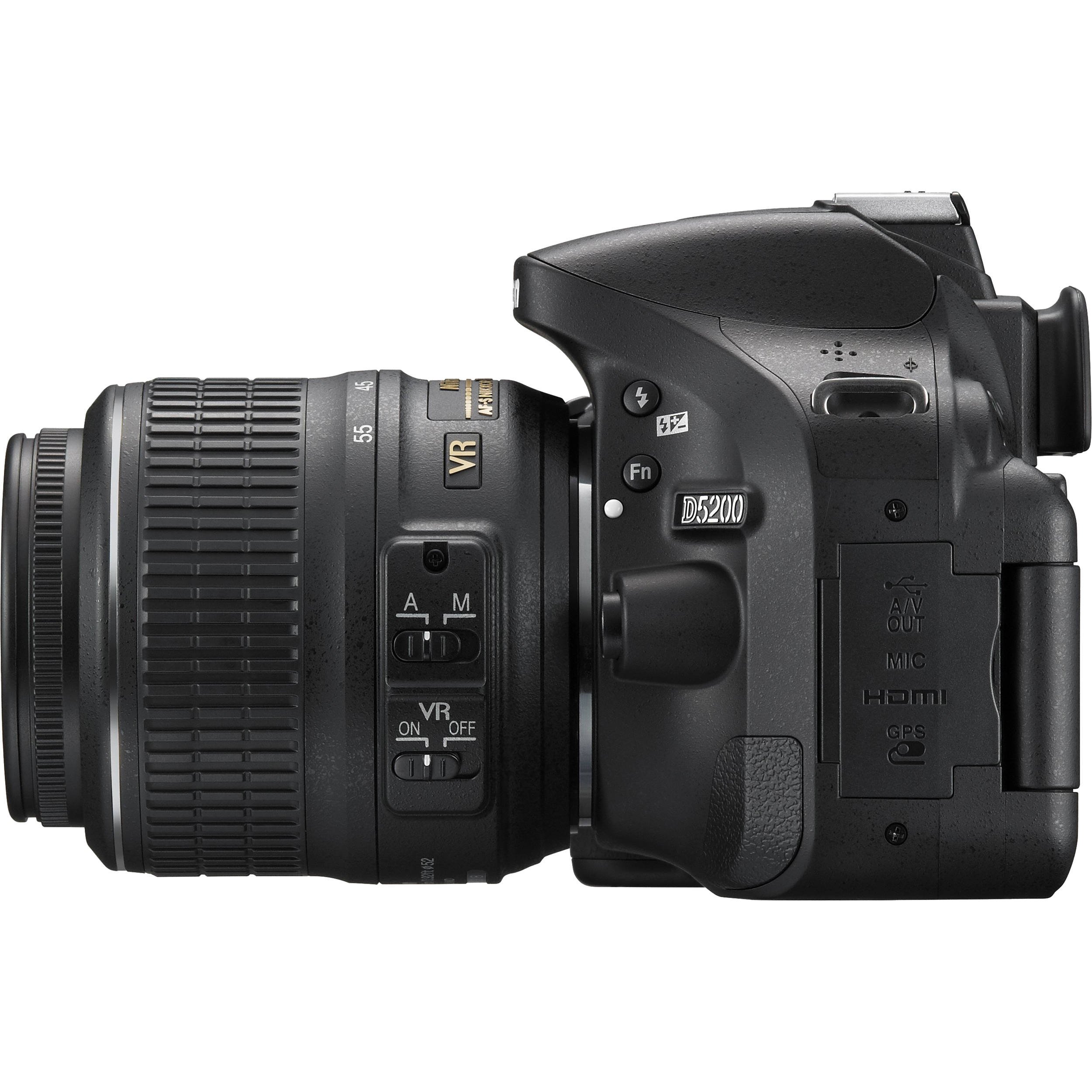 Amazon.com : Nikon D5200 24.1 MP CMOS Digital SLR with 18-55mm f