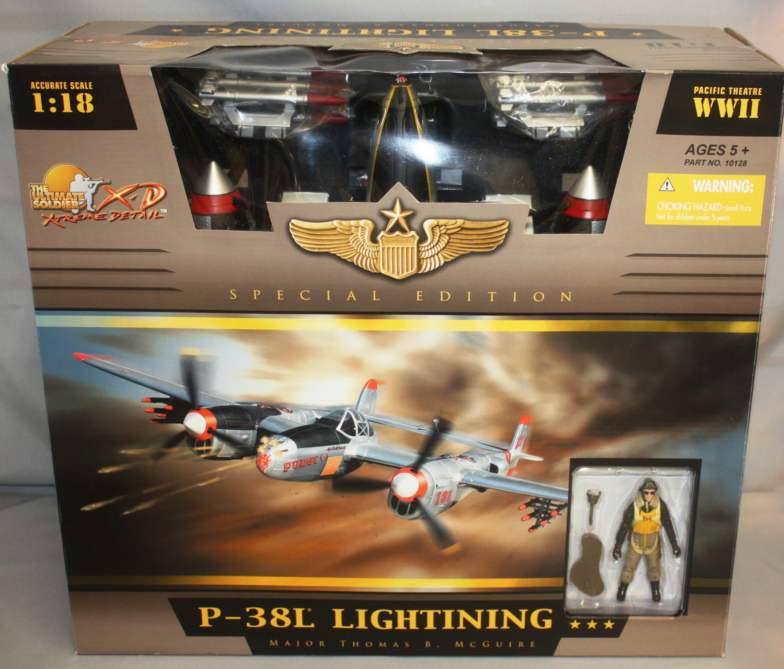 Amazon | 21センチュリートイズ 1/18 アメリカ陸軍 P-38J ライトニング