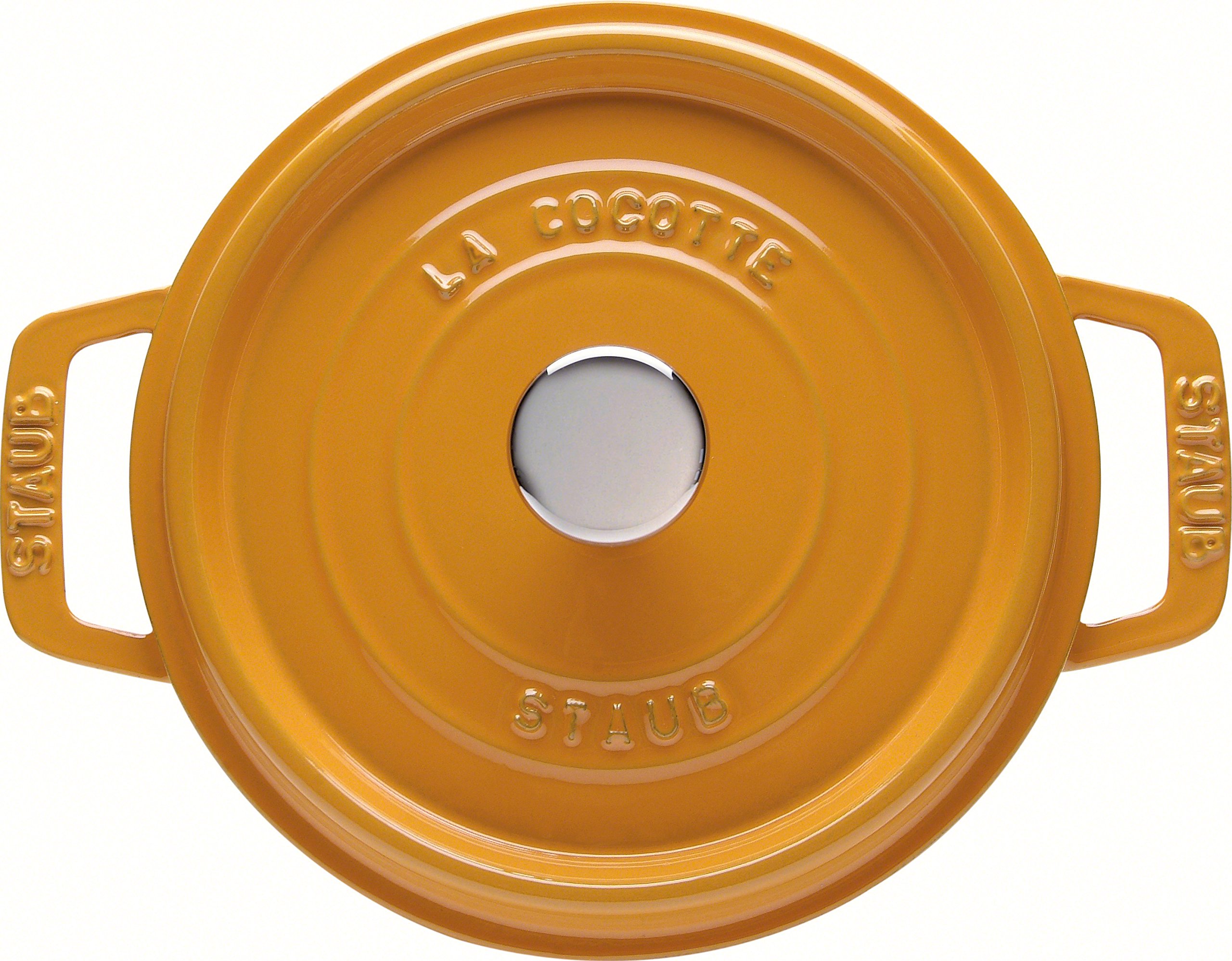 Amazon｜staub ストウブ 「 ココット ラウンド マスタード 22cm