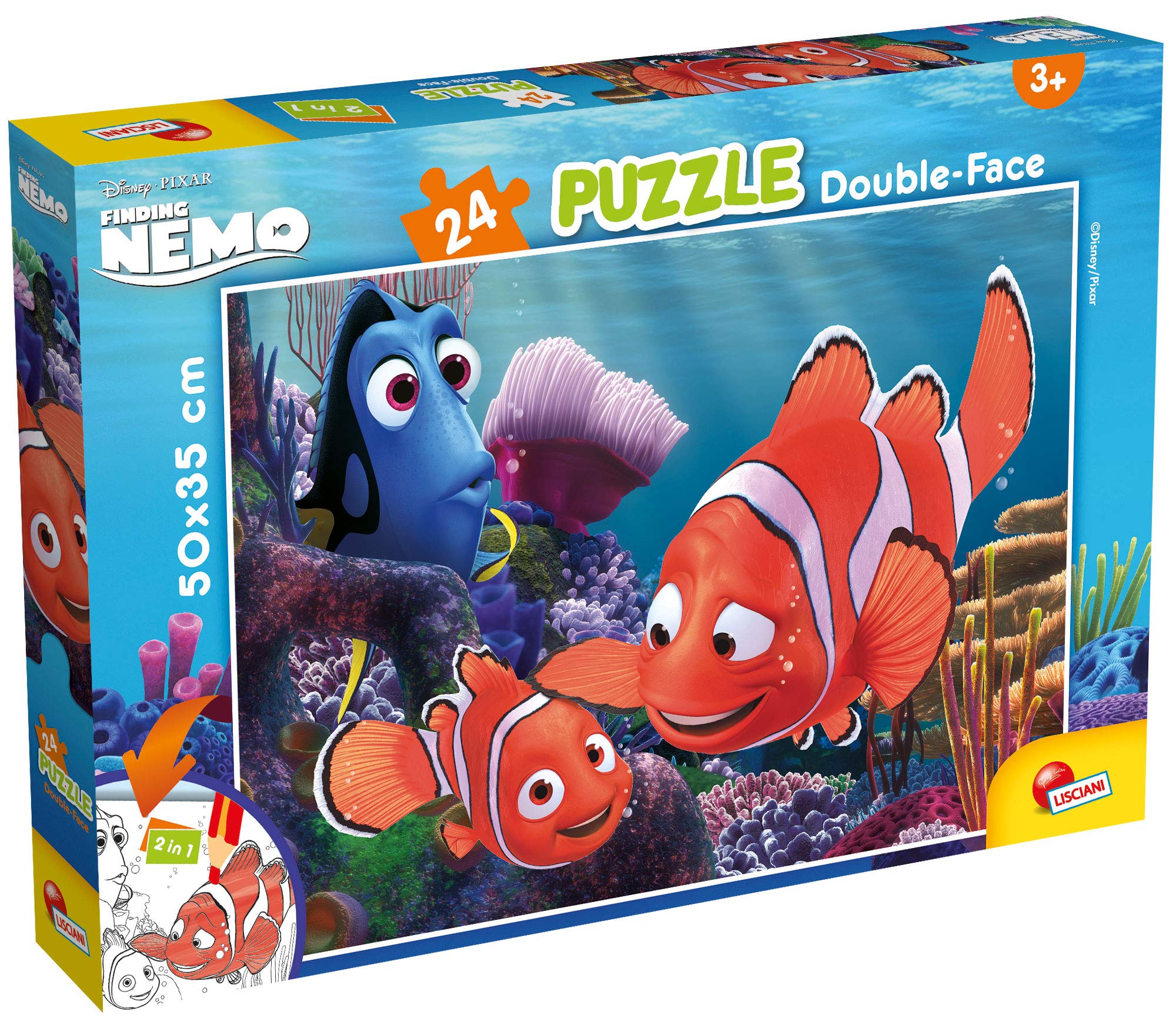 Amazon.com: Liscianigiochi 86481 Disney Puzzle DF Plus 24 Finding