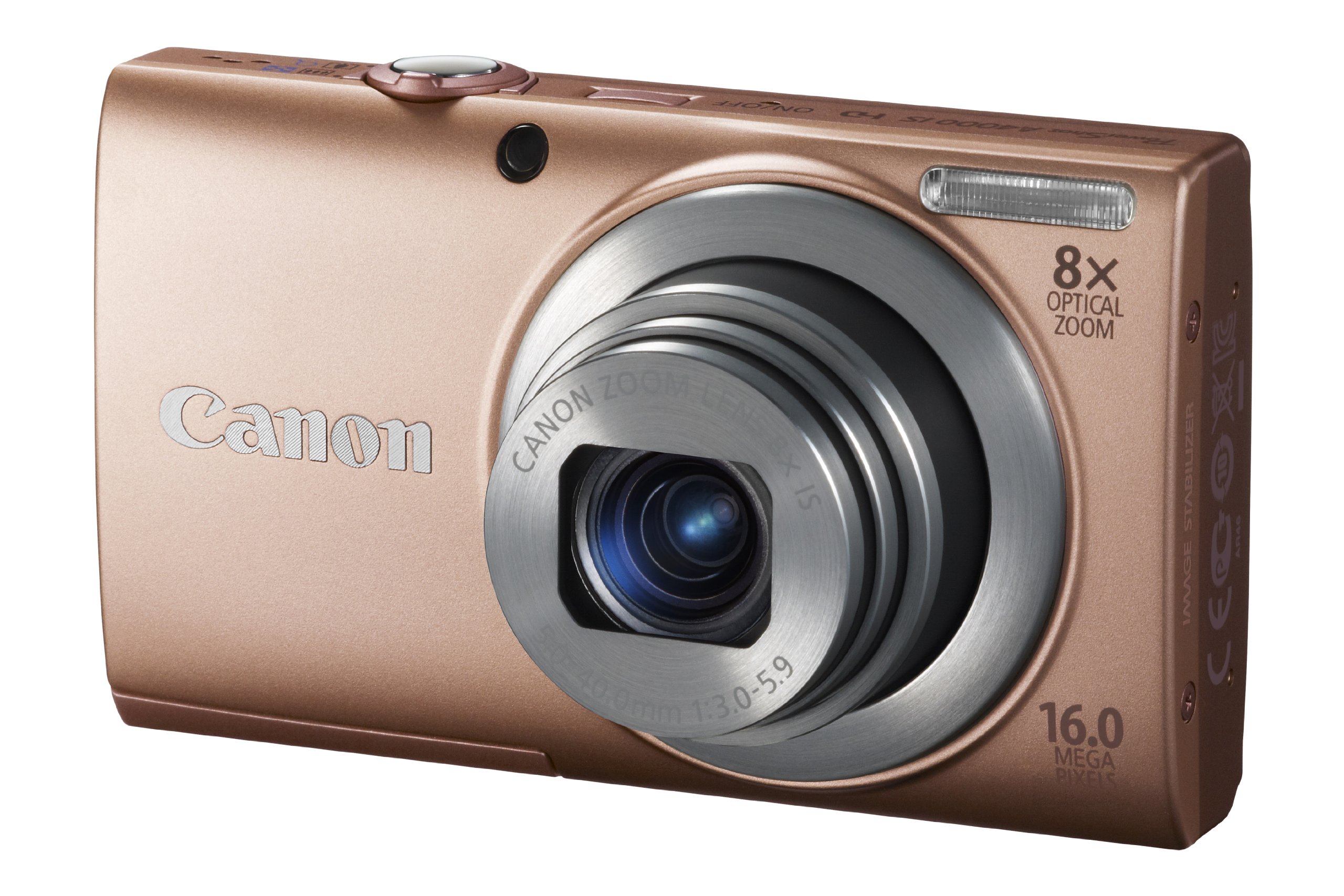 Canon PowerShot A4000 IS Digital Camera - Pink (16.0 MP, 8x