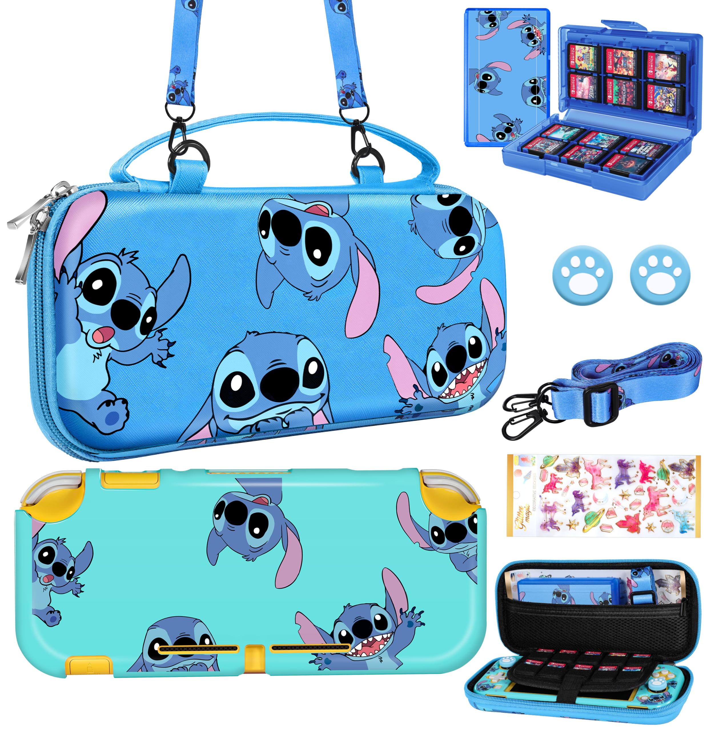 Amazon.com: Xinocy for Nintendo Switch Lite 7 in 1 Storage