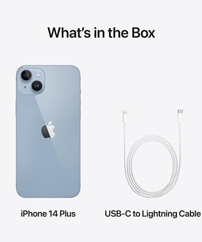 Amazon.com: Apple iPhone 14 Plus, 256GB, Blue - Unlocked (Renewed