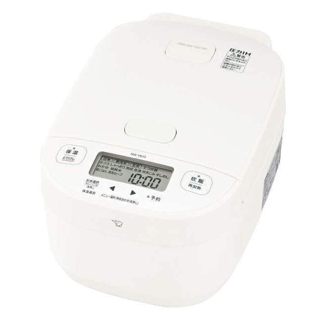 Amazon | 象印マホービン 炊飯器 5.5合 ホワイト NW-YB10-WA | 象印