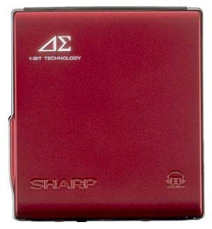 Amazon.co.jp: SHARP MD-DS70-R 1ビットポータブルMDプレーヤー レッド