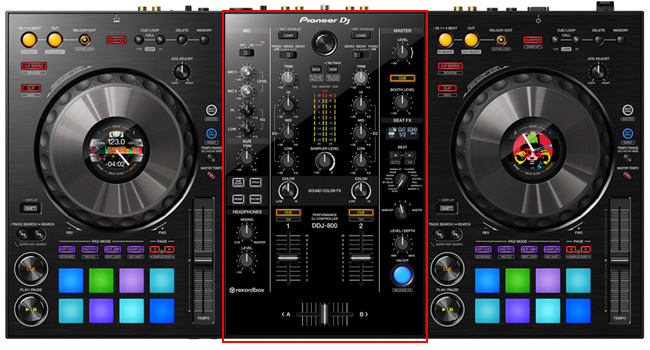 Pioneer DJ / DDJ-800】上位モデルDDJ-1000のコンパクト版！？クラブ