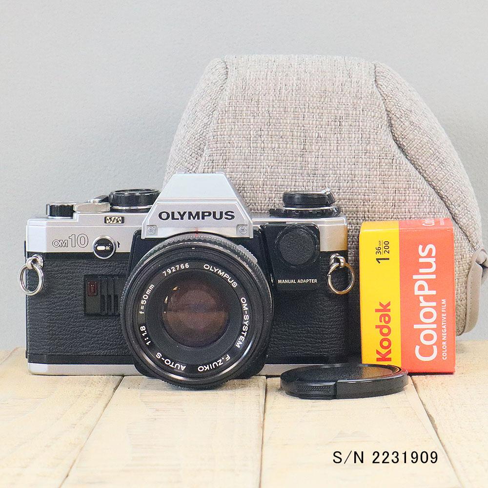 中古】【送料無料】【保証付 】 オリンパス OLYMPUS OM-10 S/N 2594301